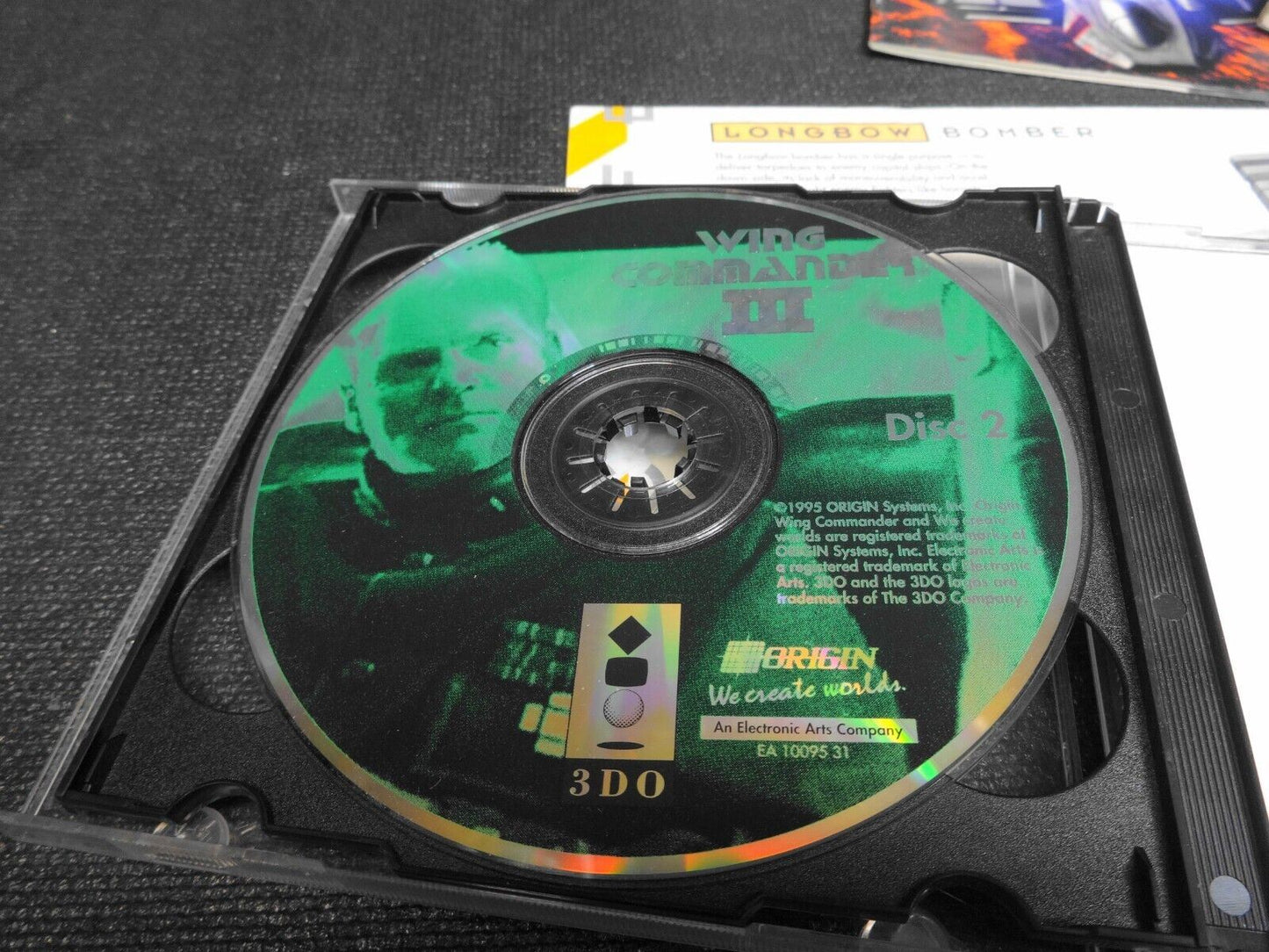 Wing Commander III: Heart of the Tiger (Panasonic 3DO) Complete Long Box