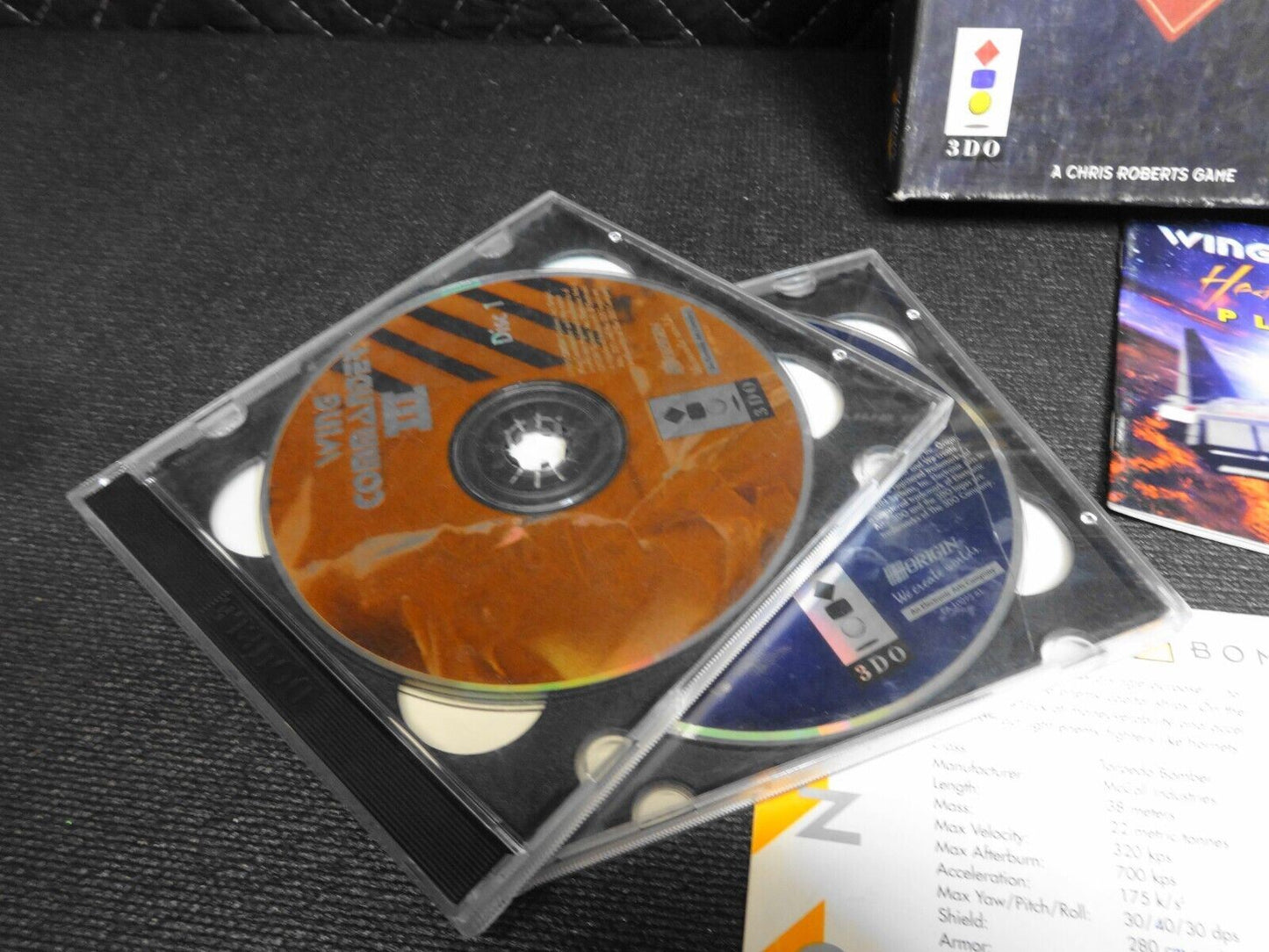 Wing Commander III: Heart of the Tiger (Panasonic 3DO) Complete Long Box