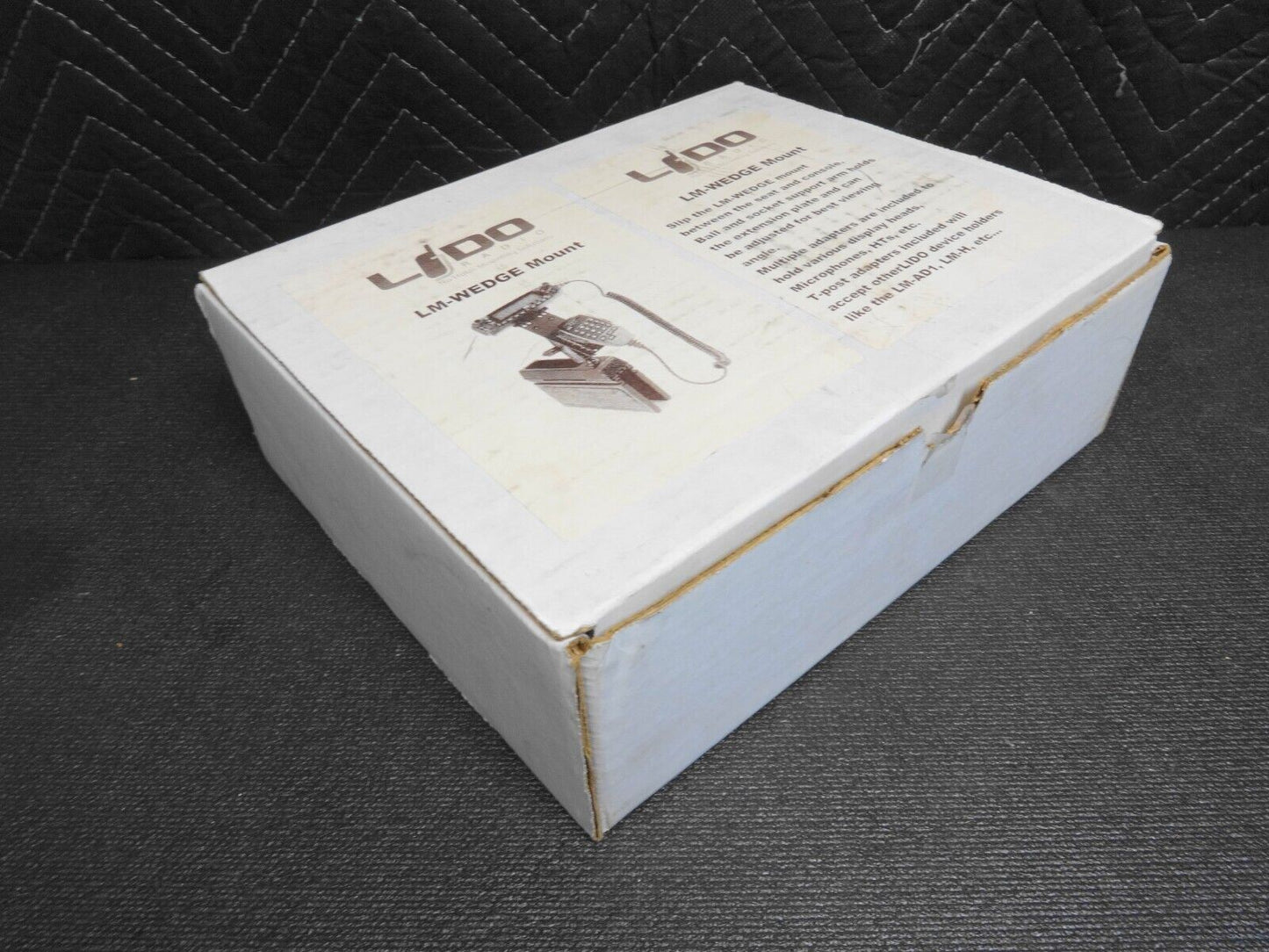 Lido Radio Products LM-Wedge - Fits between seat and console to mount radio