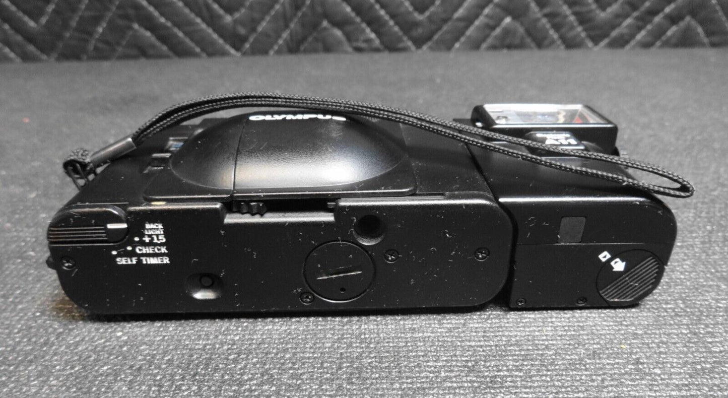 Olympus XA 35mm Rangefinder Film Camera w/ A11 Flash & Instructions