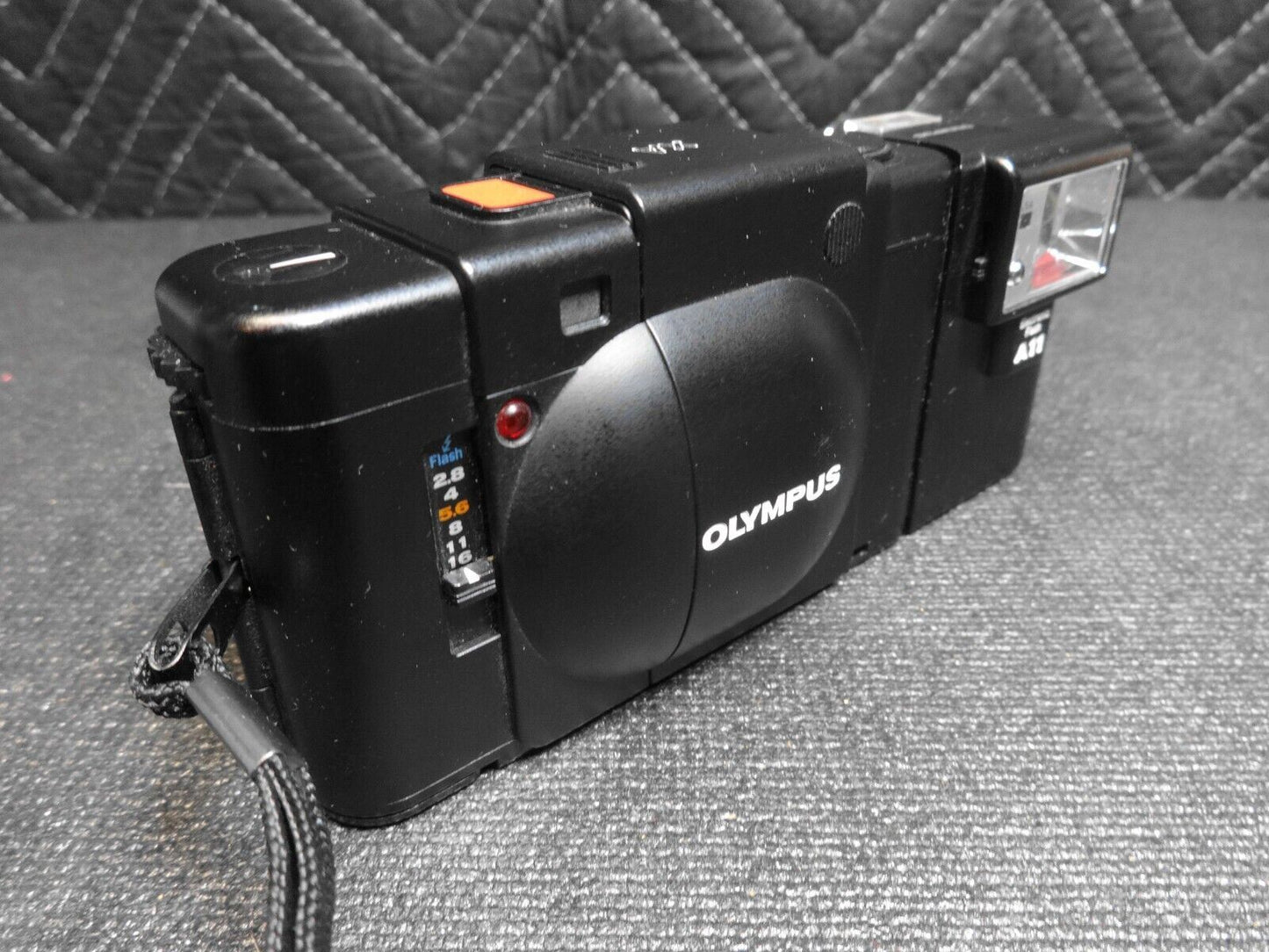 Olympus XA 35mm Rangefinder Film Camera w/ A11 Flash & Instructions