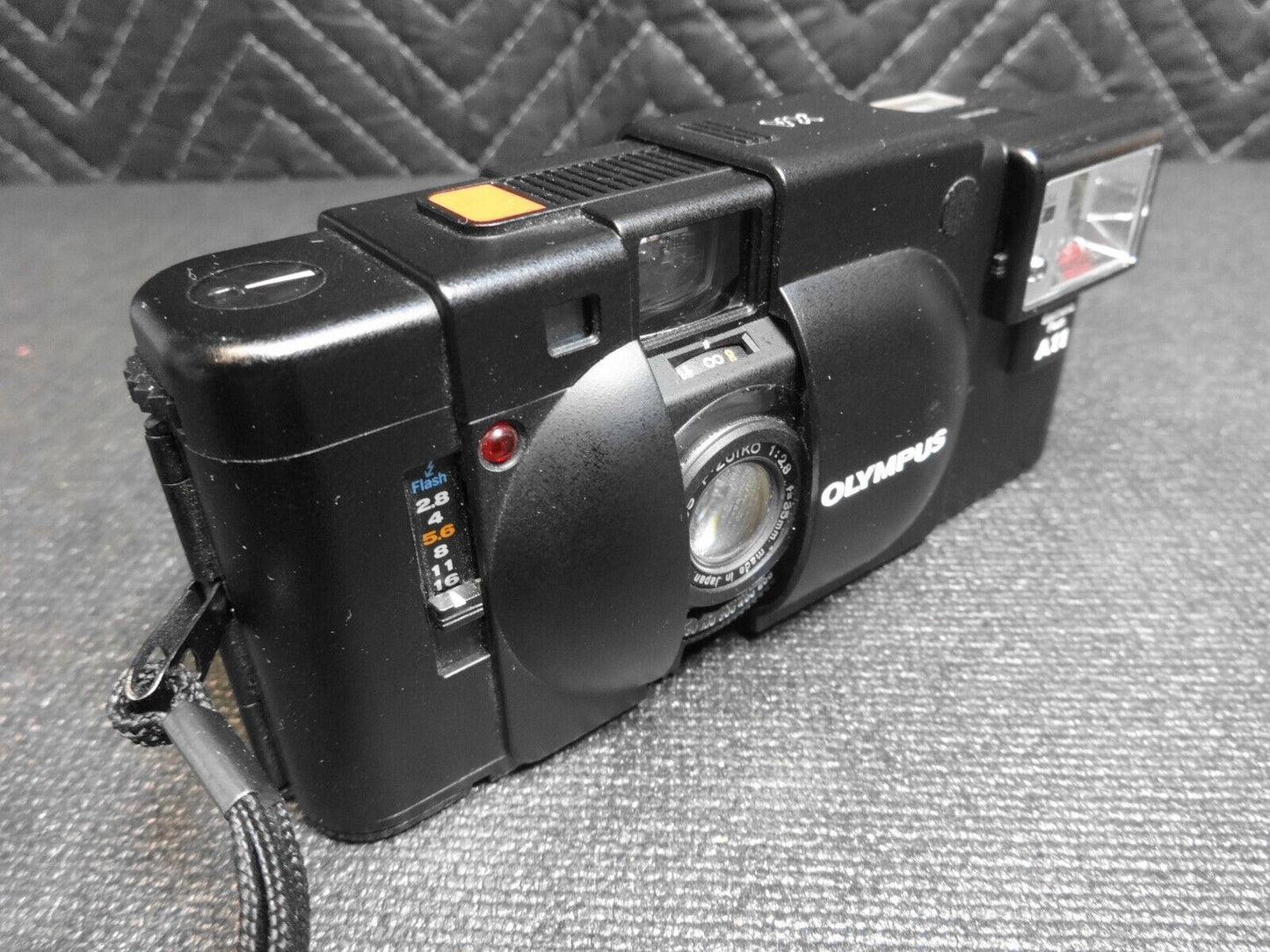 Olympus XA 35mm Rangefinder Film Camera w/ A11 Flash & Instructions