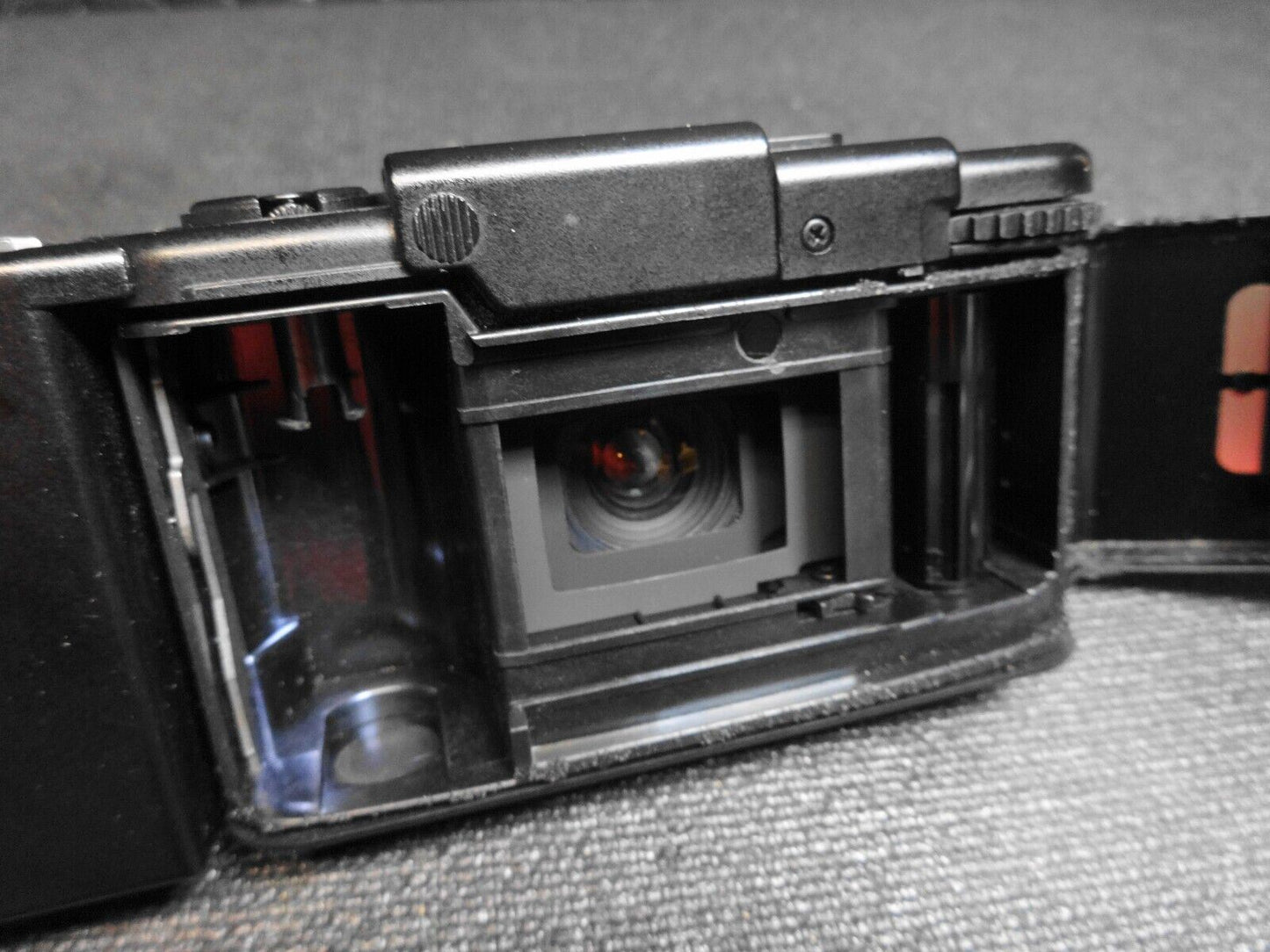 Olympus XA 35mm Rangefinder Film Camera w/ A11 Flash & Instructions