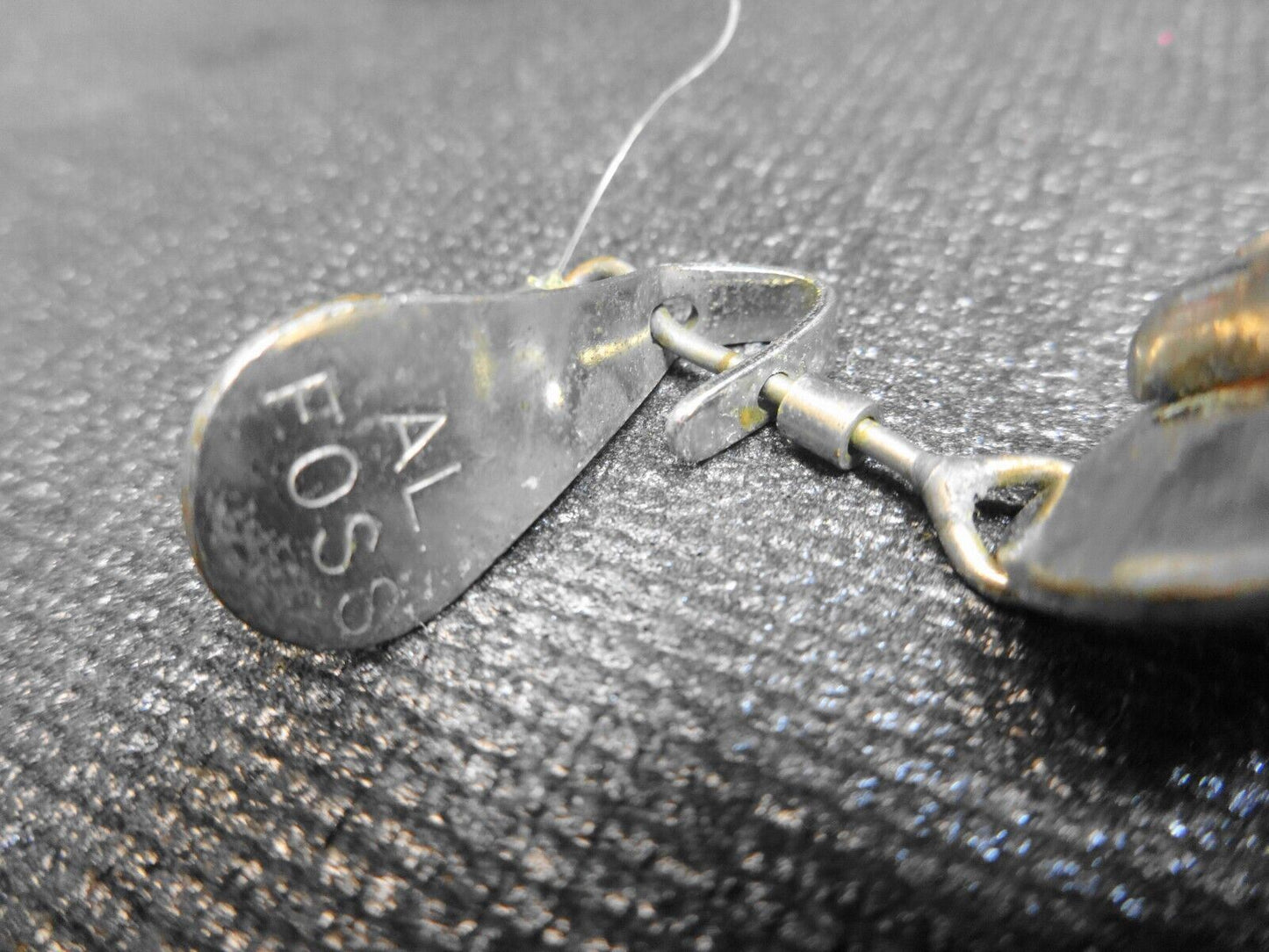 Vintage Al Foss Shimmy Wiggler No. 5 Metal Fishing Lure