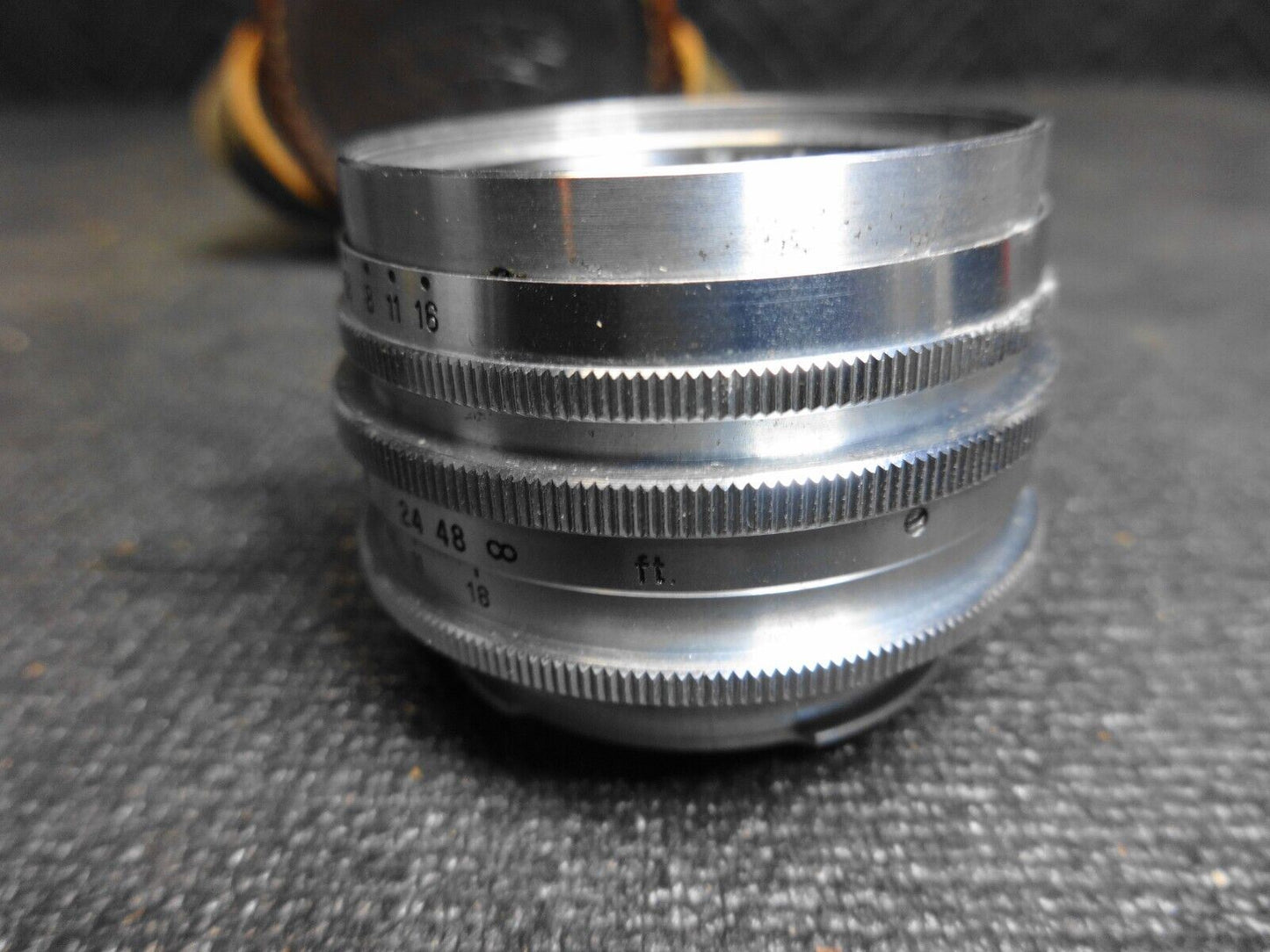 Olympus Zuiko C. 4cm f/3.5 Exakta Mount w/ Leather Case