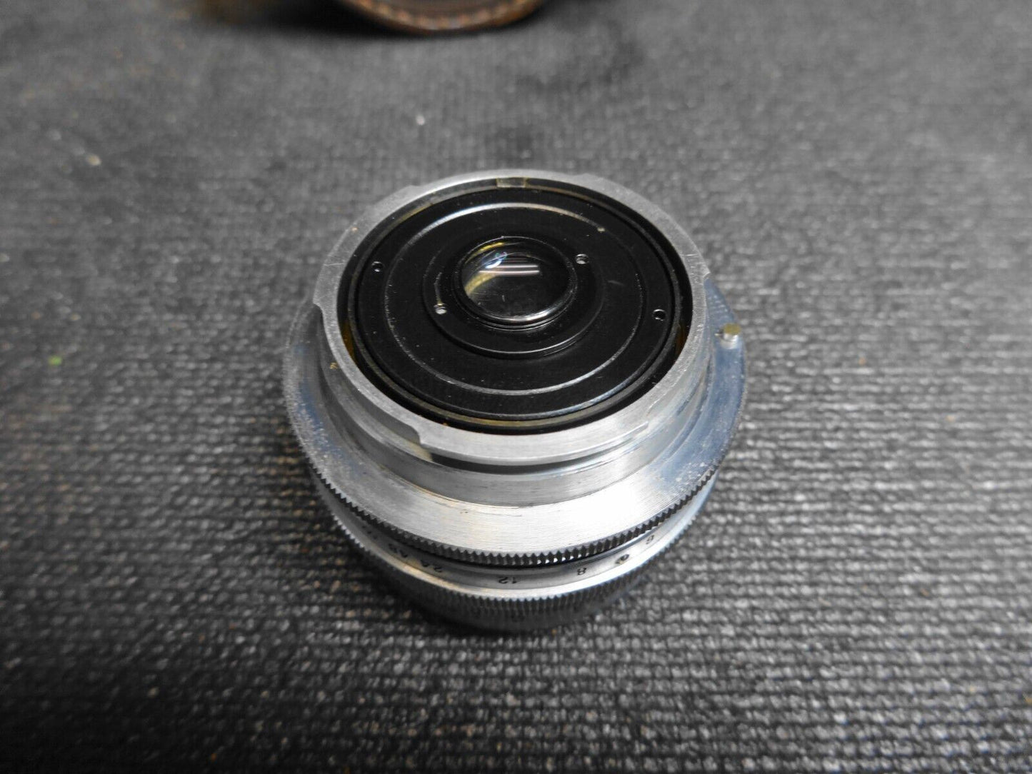 Olympus Zuiko C. 4cm f/3.5 Exakta Mount w/ Leather Case