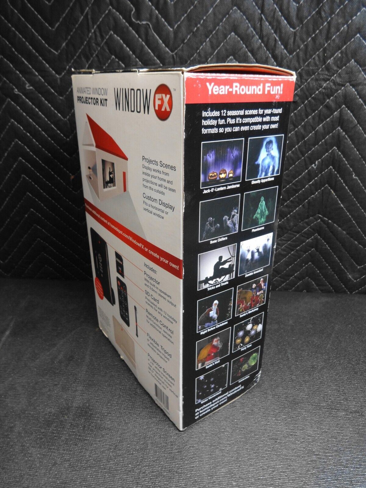 Window FX Animated Window Projector Kit Christmas Halloween Holidays Videos