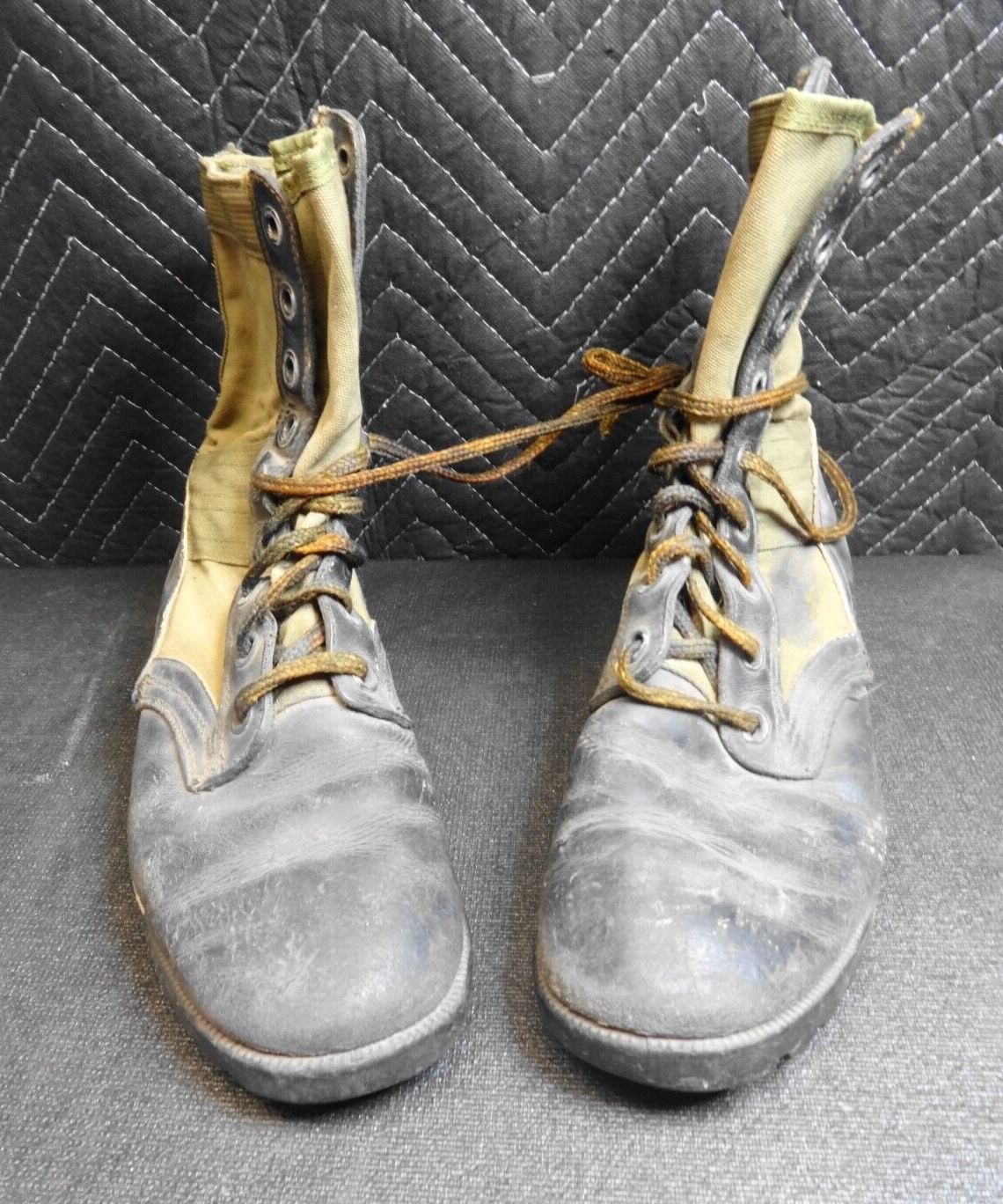 GENUINE USGI 1967 US ARMY VIETNAM WAR ERA JUNGLE BOOTS - SIZE 8R
