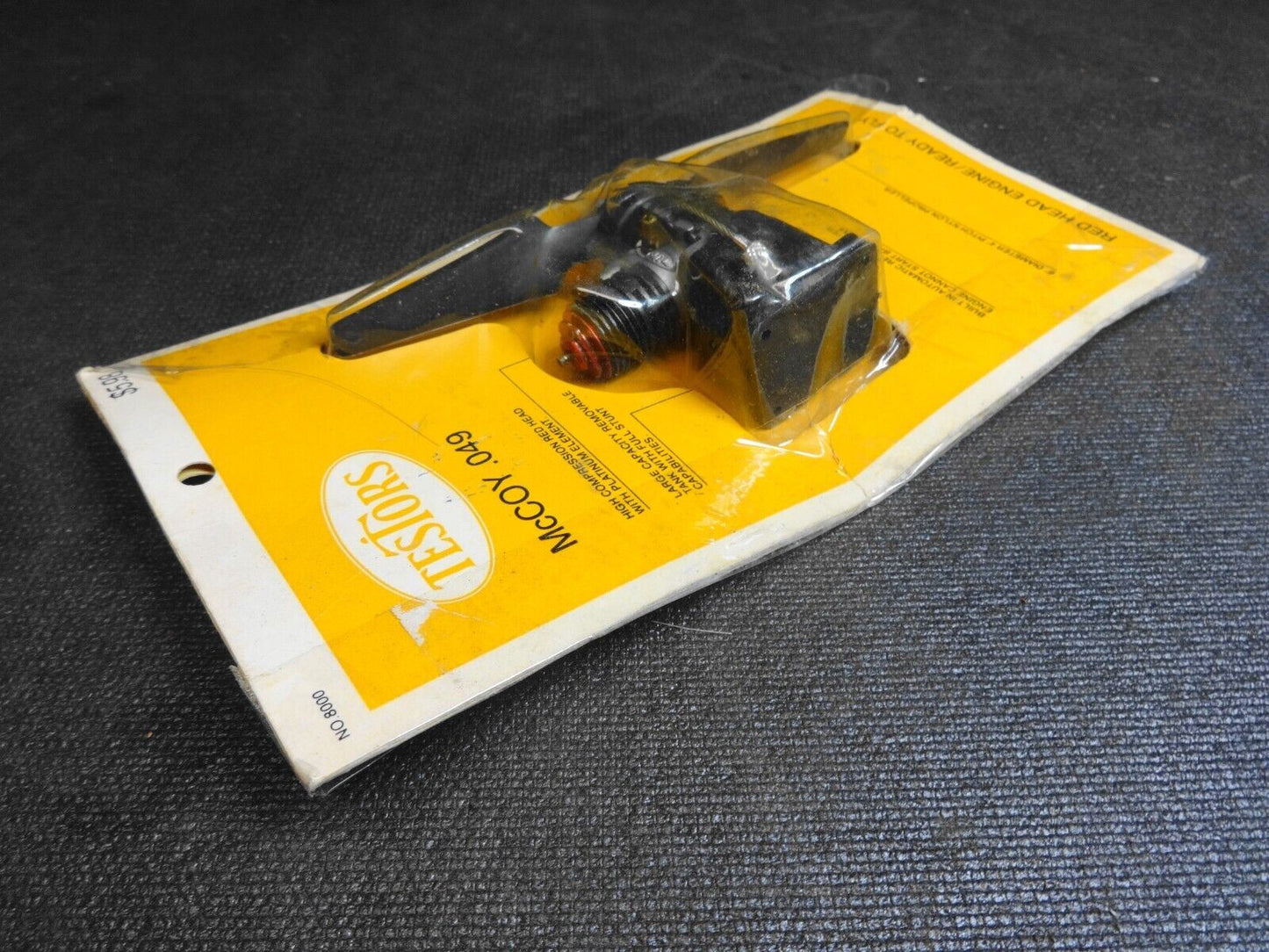 1969 Testors McCoy .049 Red Head CL Model Airplane Engine - New in Package, NOS