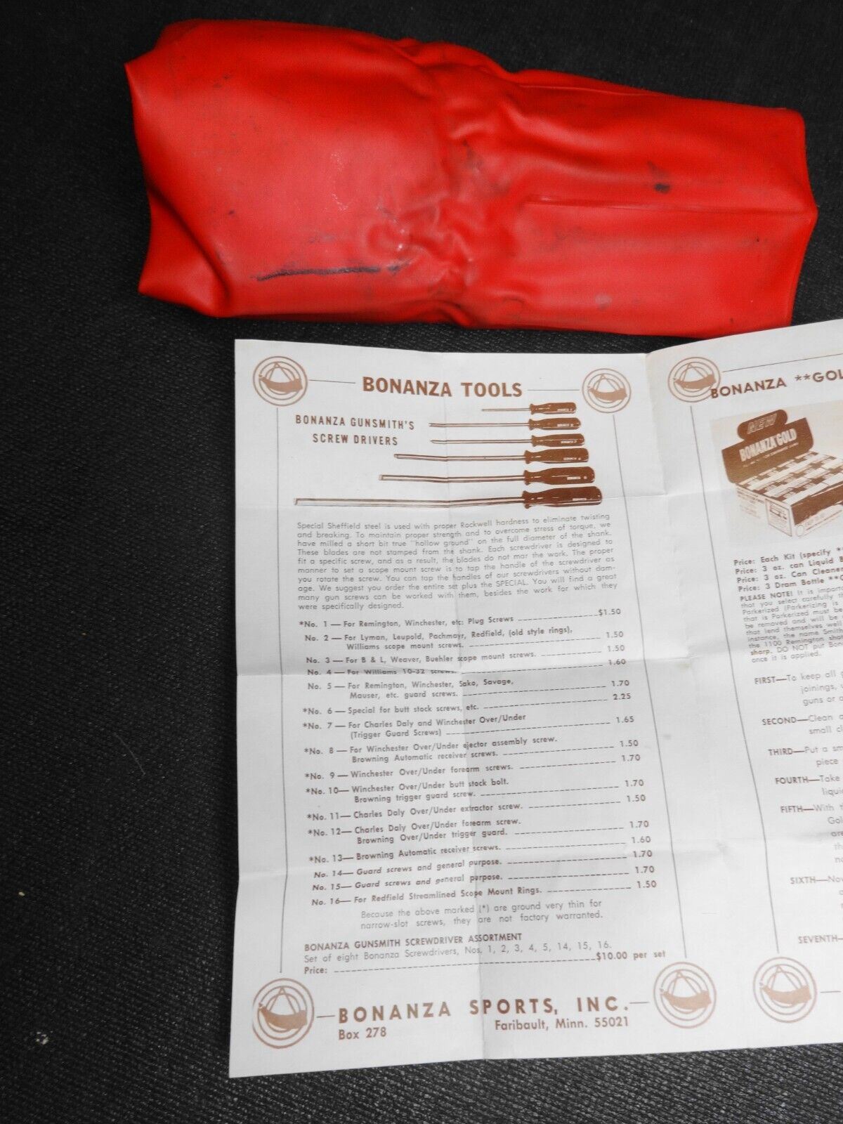 Bonanza Sport Gunsmith Precision 8 pc Screwdriver Set With Holder