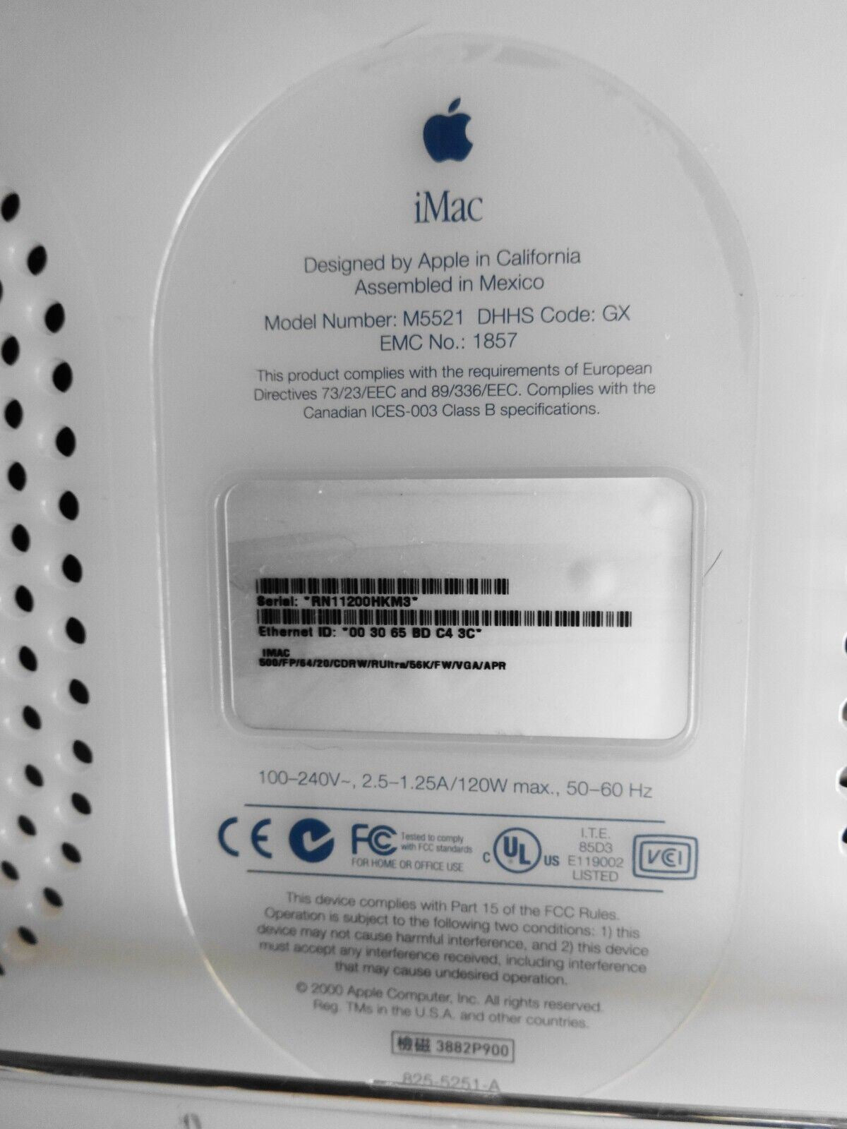 VINTAGE APPLE G3 FLOWER POWER iMAC - *OUTER CASE* - Convert to Flower Power