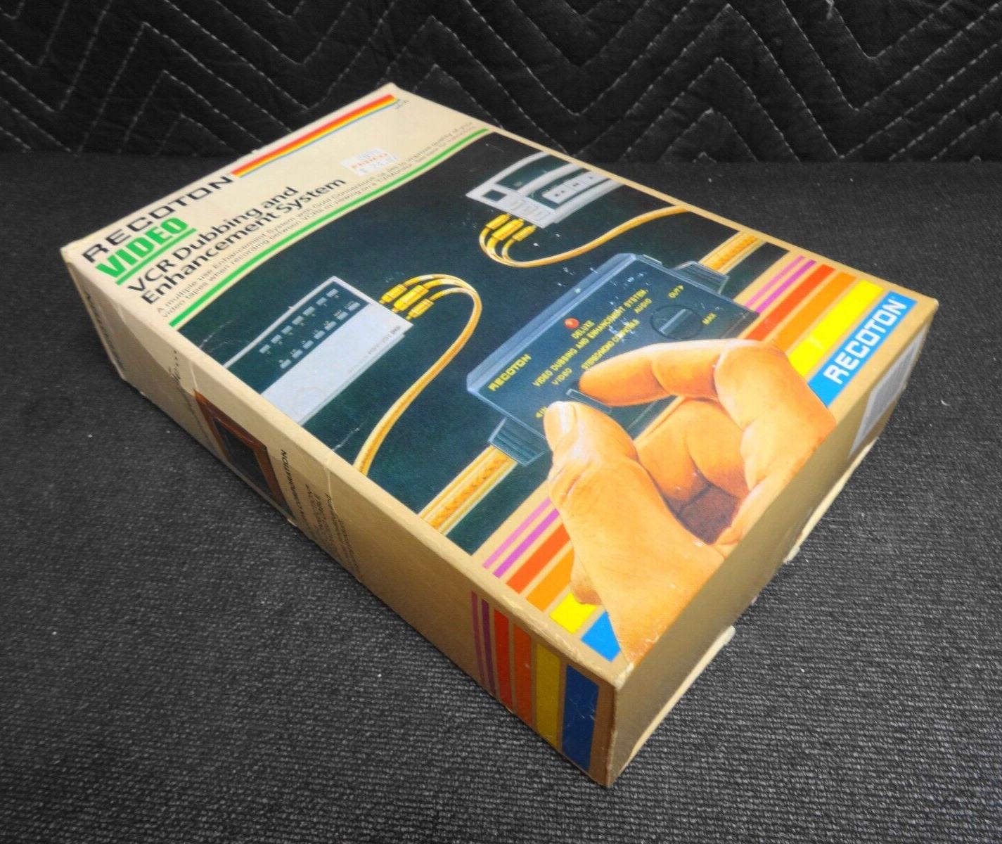 NOS RECOTON MODEL V616, VCR Dubbing and Enhancement System - VINTAGE