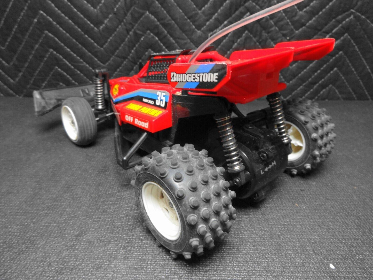 Vintage 1980s Nikko Turbo Panther #35 Remote Control RC Car Buggy *READ*