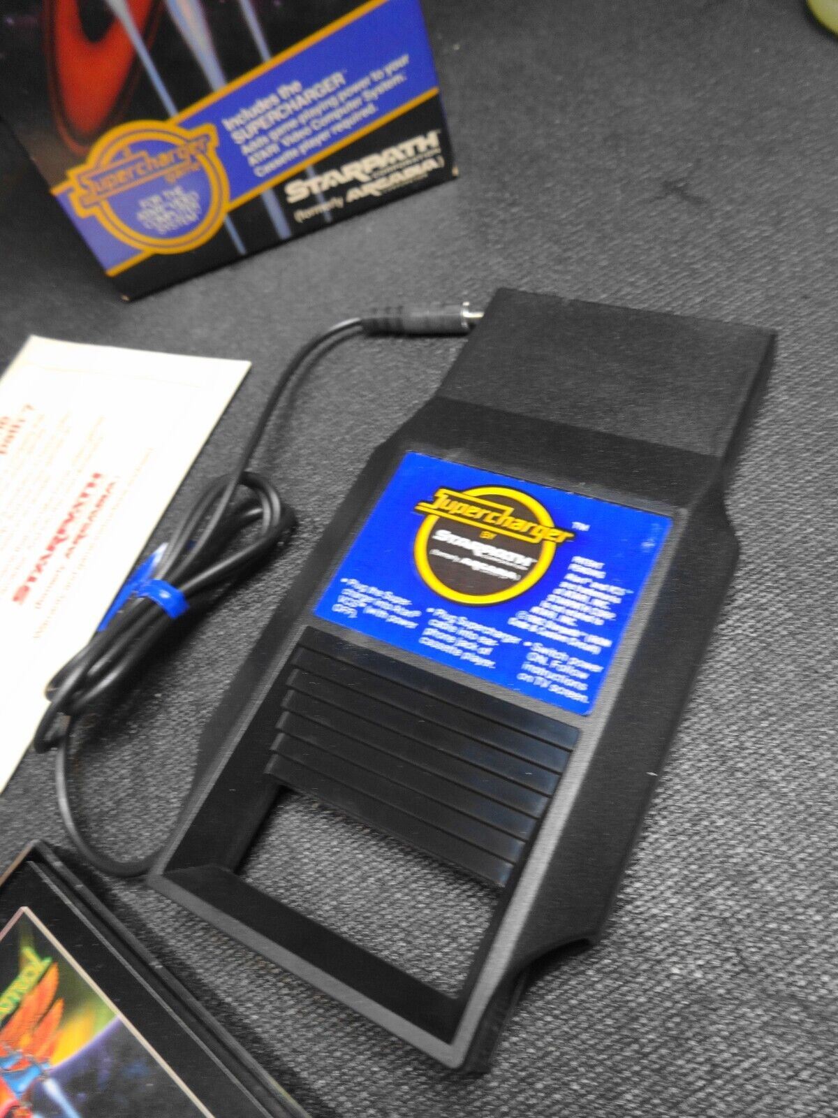 Phaser Patrol Supercharger Bundle Atari 2600 Video Game Complete in Big Box