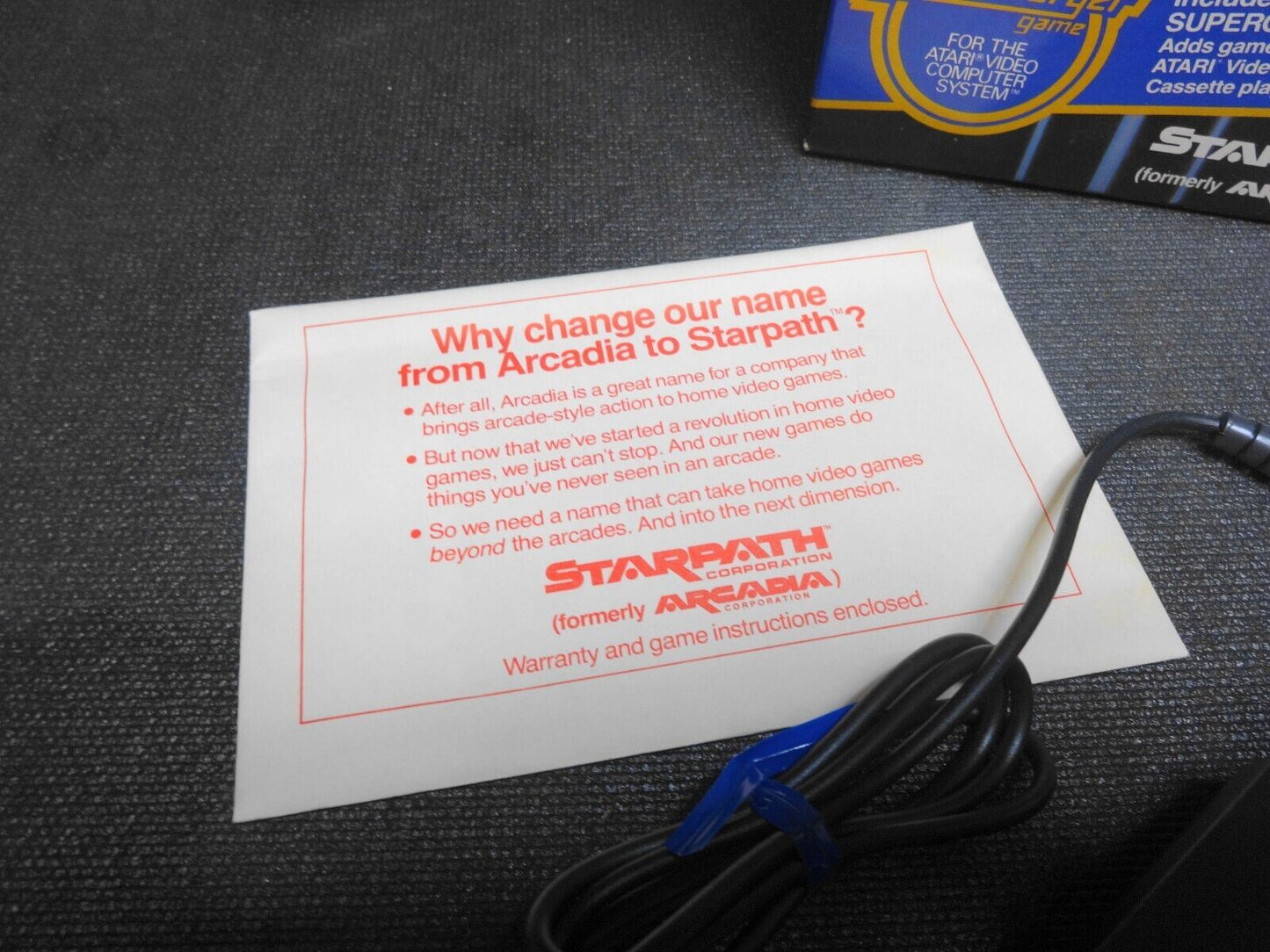 Phaser Patrol Supercharger Bundle Atari 2600 Video Game Complete in Big Box