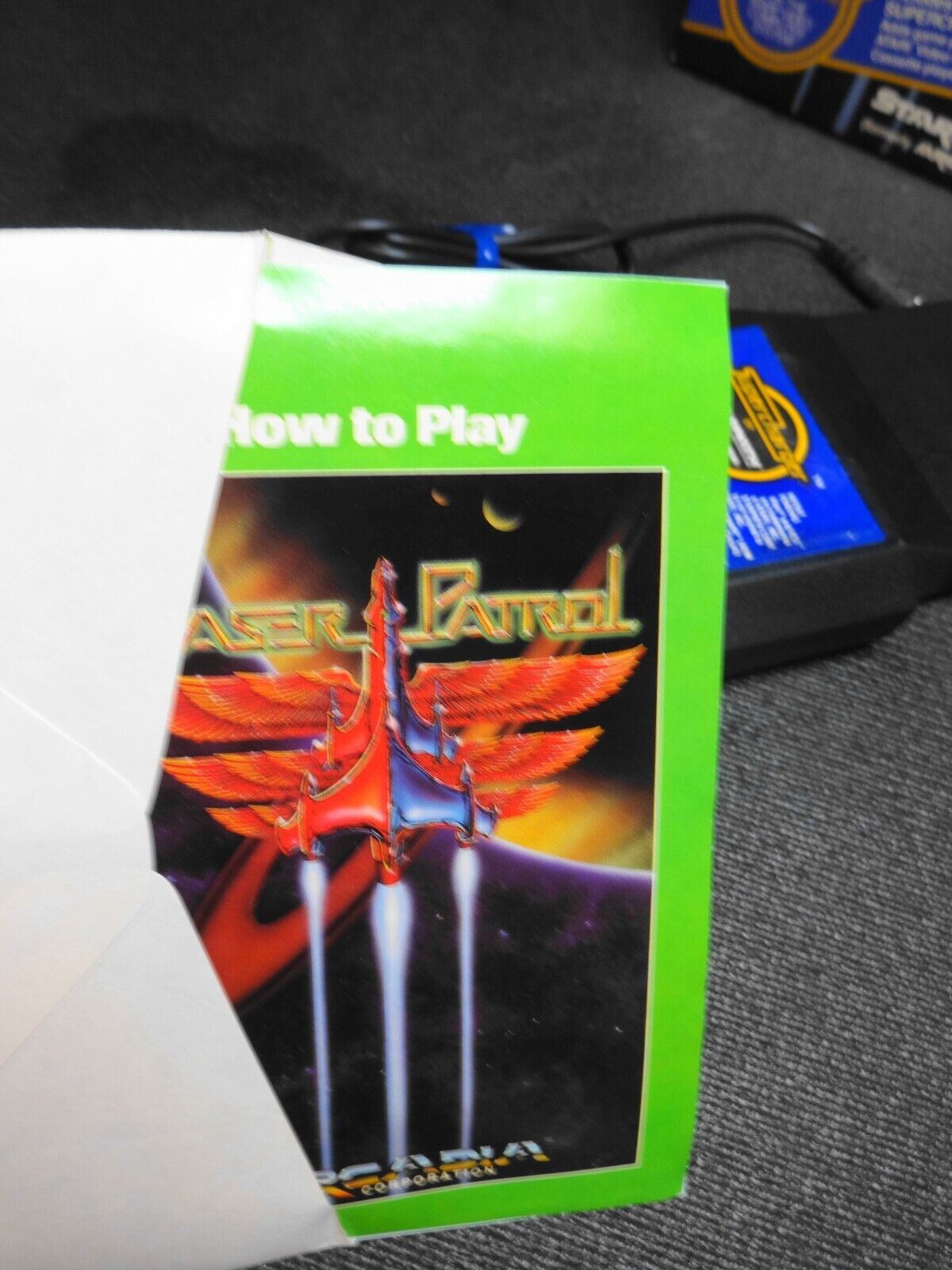 Phaser Patrol Supercharger Bundle Atari 2600 Video Game Complete in Big Box