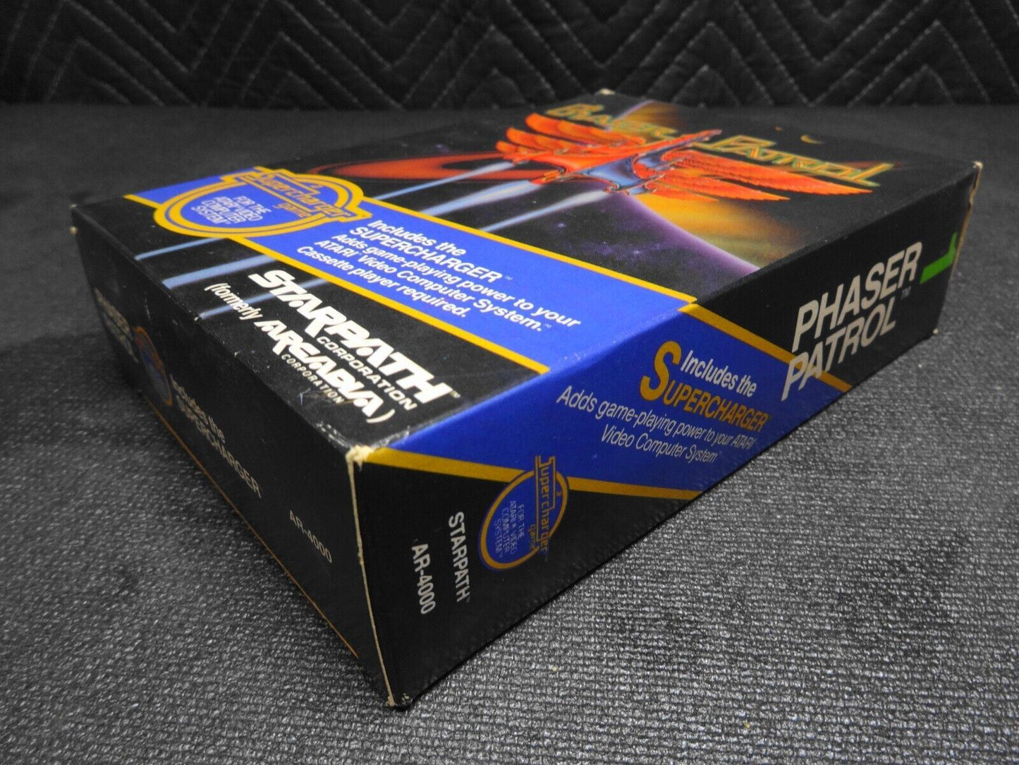 Phaser Patrol Supercharger Bundle Atari 2600 Video Game Complete in Big Box