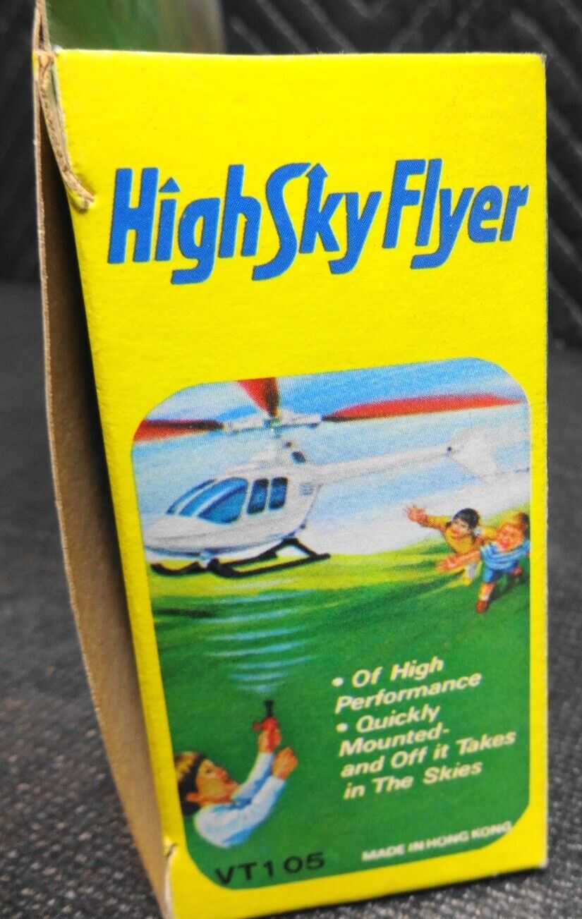 Vintage HighSkyFlyer Toy Helicopter - High Sky Flyer from Pic N Save NIB NOS
