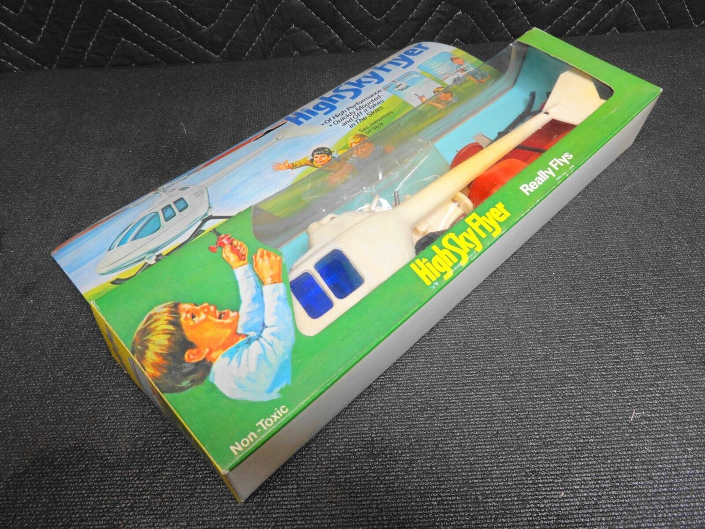 Vintage HighSkyFlyer Toy Helicopter - High Sky Flyer from Pic N Save NIB NOS