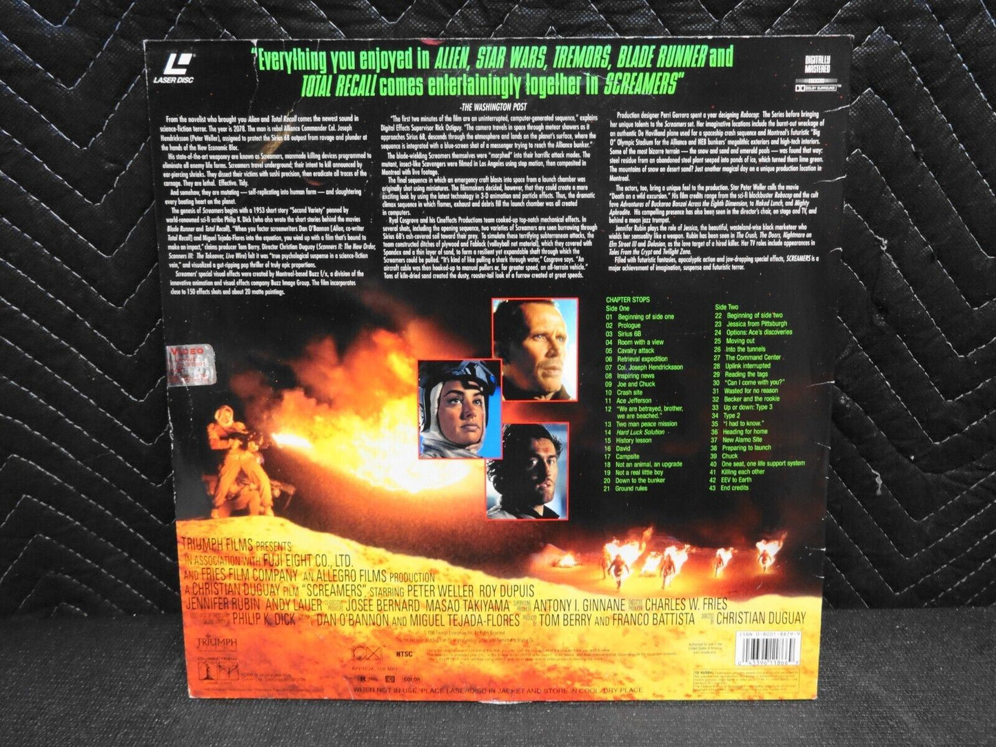 Screamers (Laserdisc, 1996)