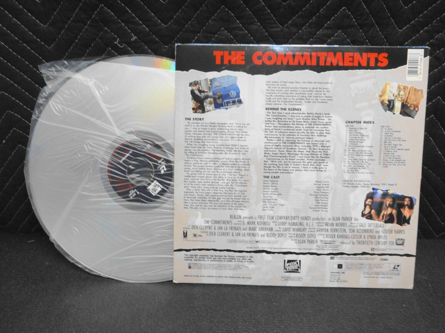 The Commitments 1991 Fox Video Stereo Extended Play 9381-80 Laser Disc