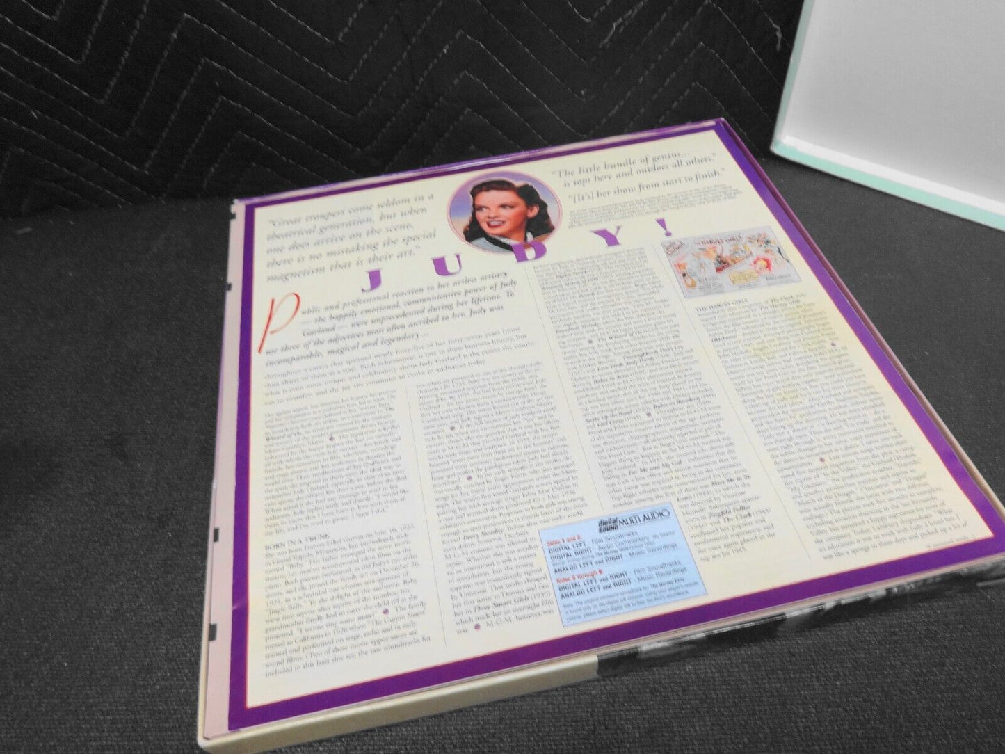 Judy Garland Golden Years MGM Harvey Girls/Pirate/Summer Stock Laserdisc boxset