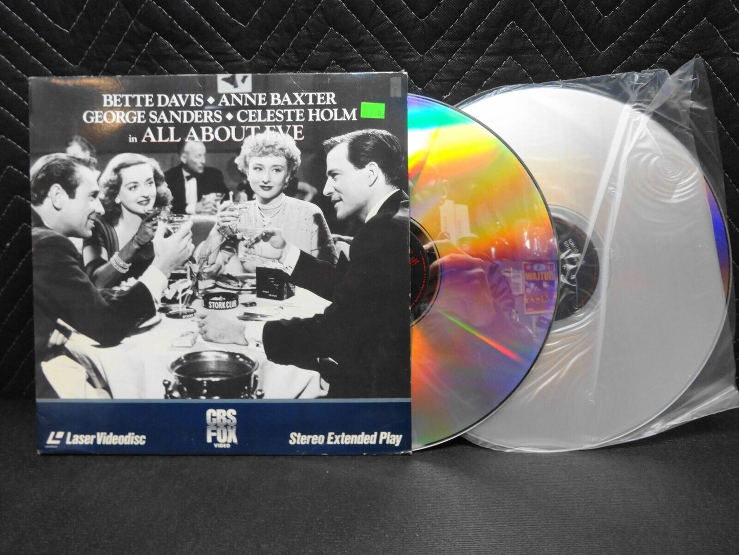 All About Eve - Marilyn Monroe - Bette Davis Laserdisc Laser Disc LD Videodisc