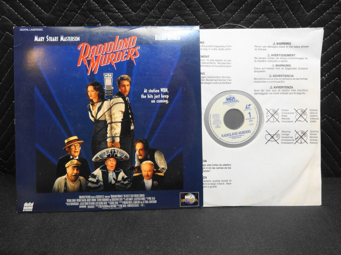 Radioland Murders (1994) - Laserdisc LD