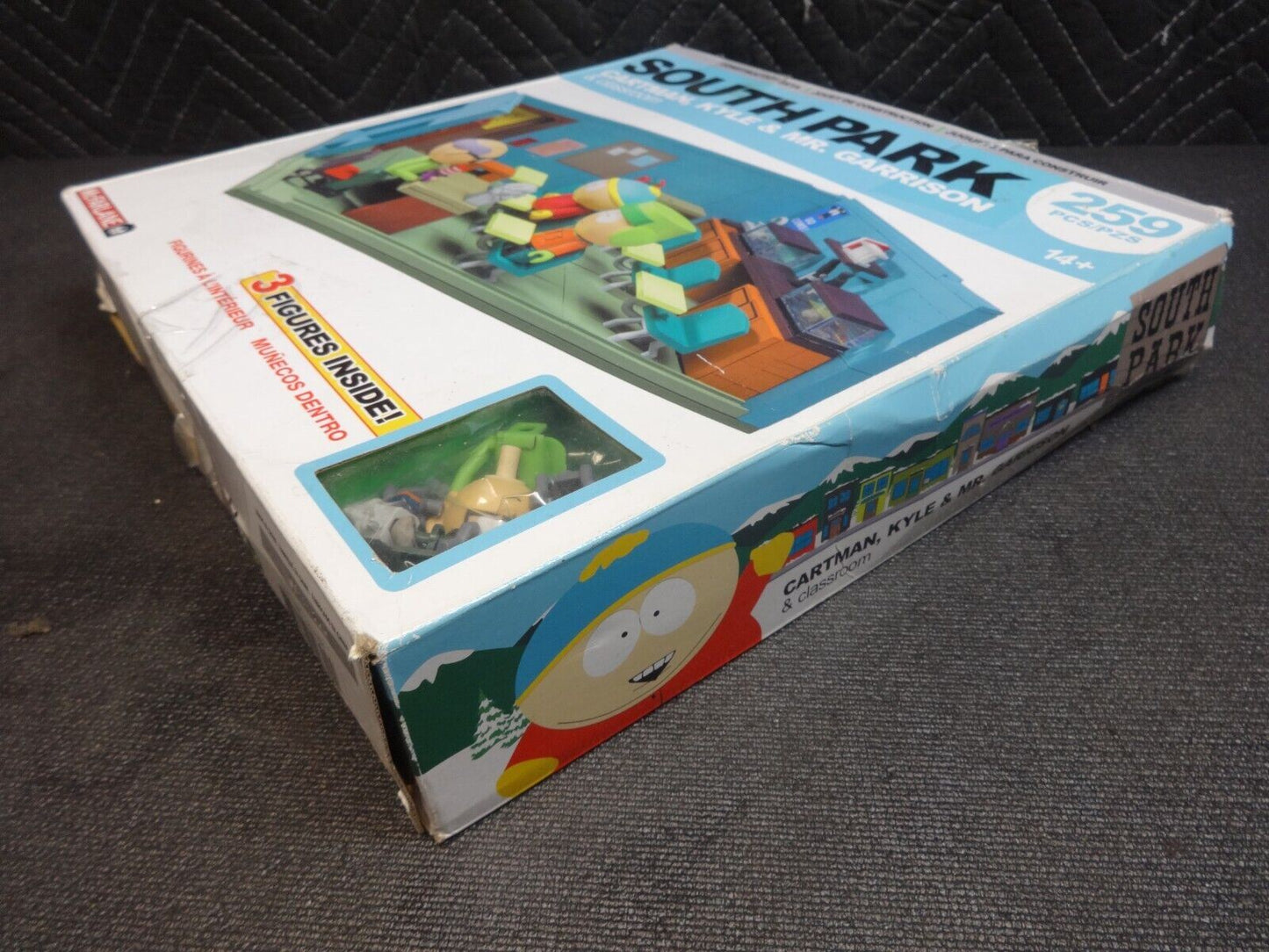 CLASSROOM Cartman KYLE Mr Garrison Figures SOUTH PARK McFarlane CONSTRUCTION SET