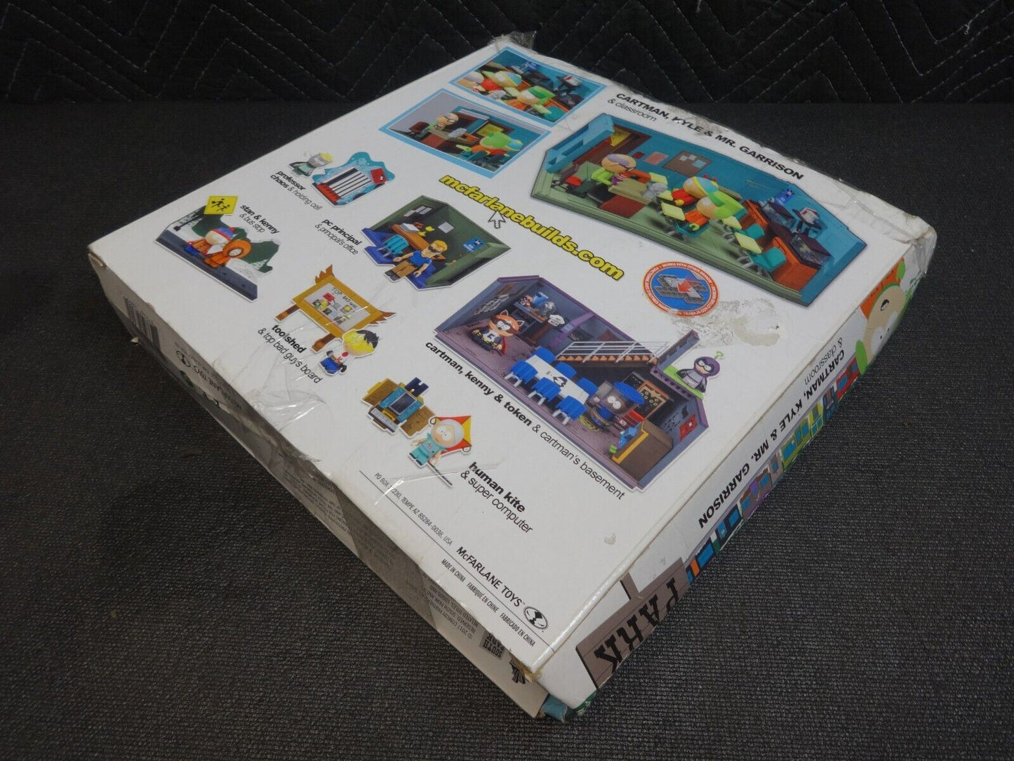 CLASSROOM Cartman KYLE Mr Garrison Figures SOUTH PARK McFarlane CONSTRUCTION SET