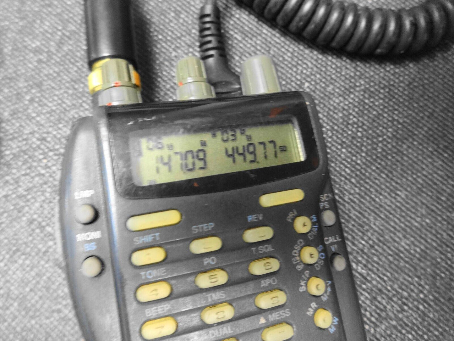 Alinco DJ-580 Dual Band Handheld Amateur Transceiver - working (Battery expired)