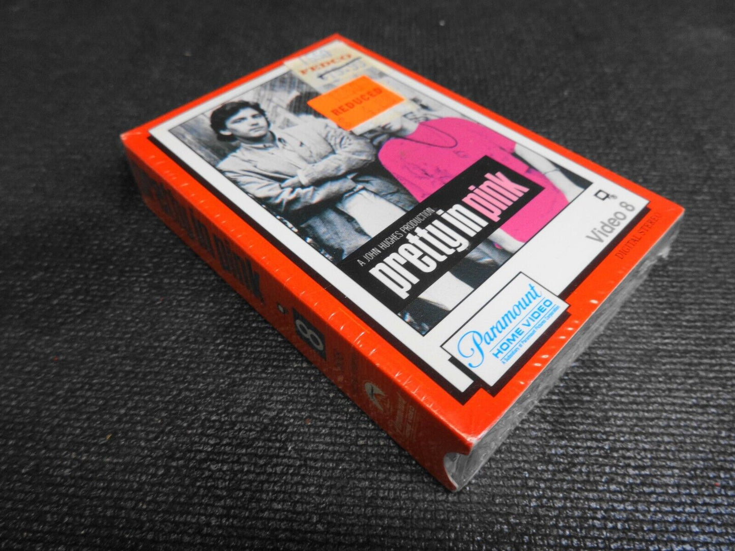 Pretty in Pink on Video 8 Cassette in factory sealed package - Molly Ringwald