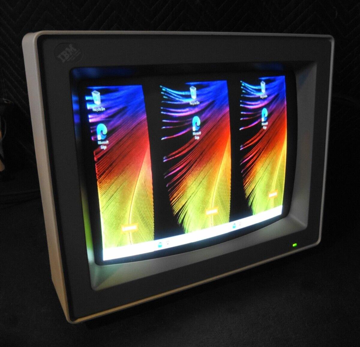 IBM PS/2 8512-001 VGA/XGA 14" Color CRT Monitor for Vintage IBM PC Computer