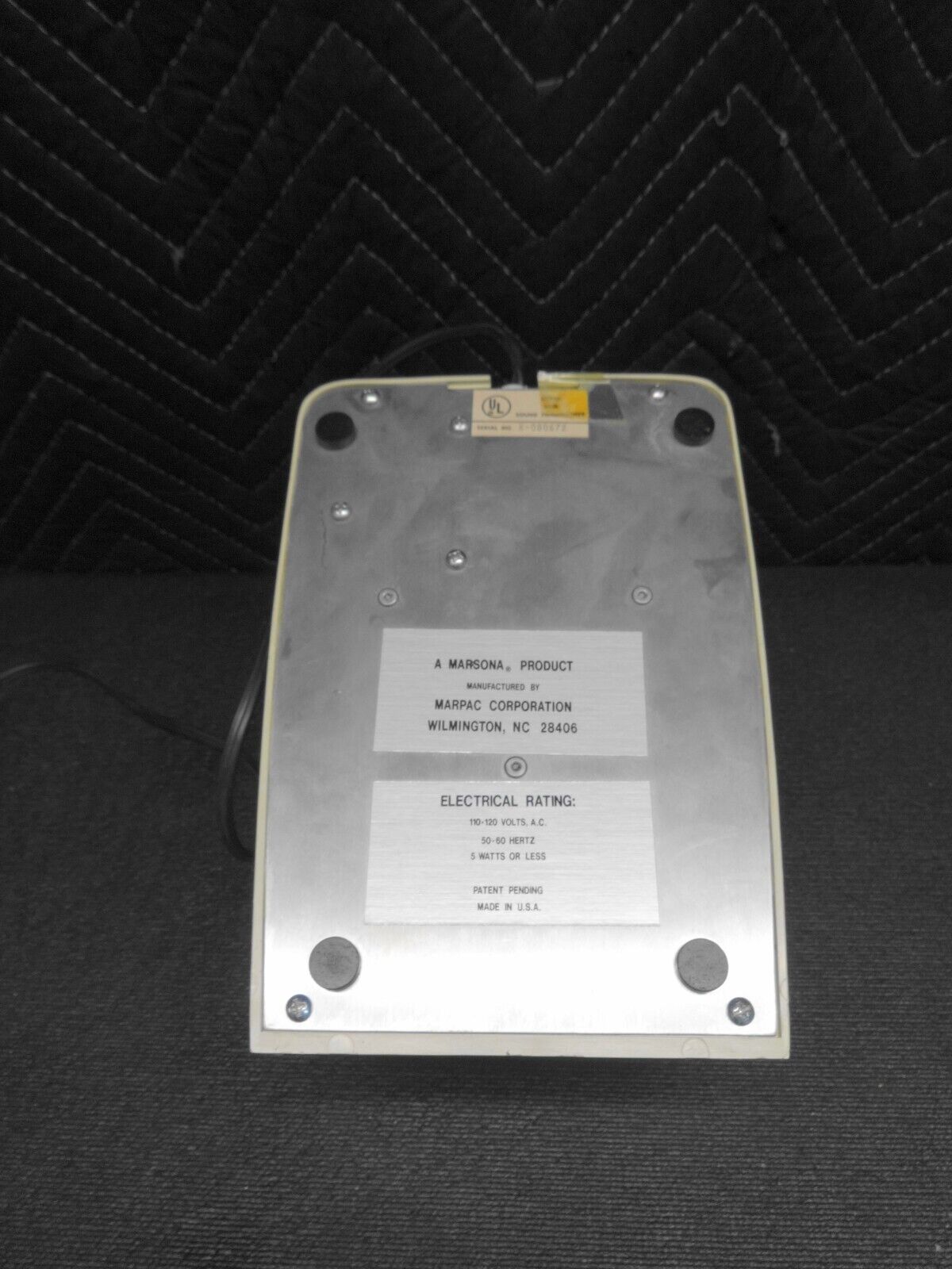 Vintage Marsona 1200 Sound Conditioner Machine Surf Rain Waterfall - Restored