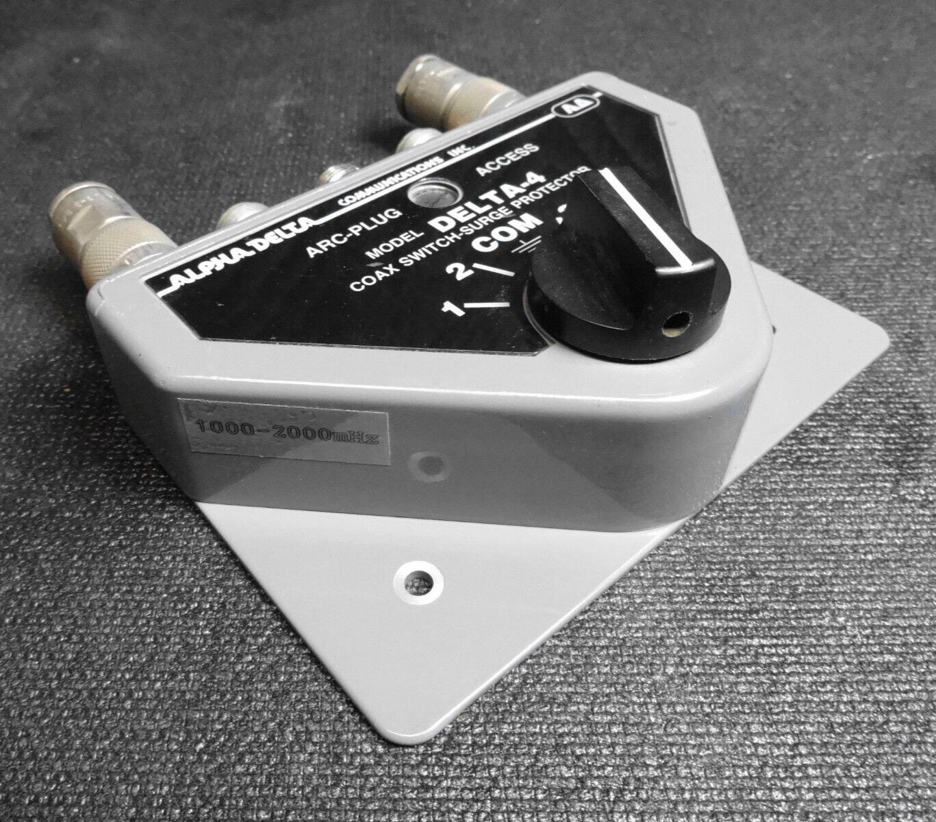 Alpha Delta 4B - 4 Position Coax Antenna Switch