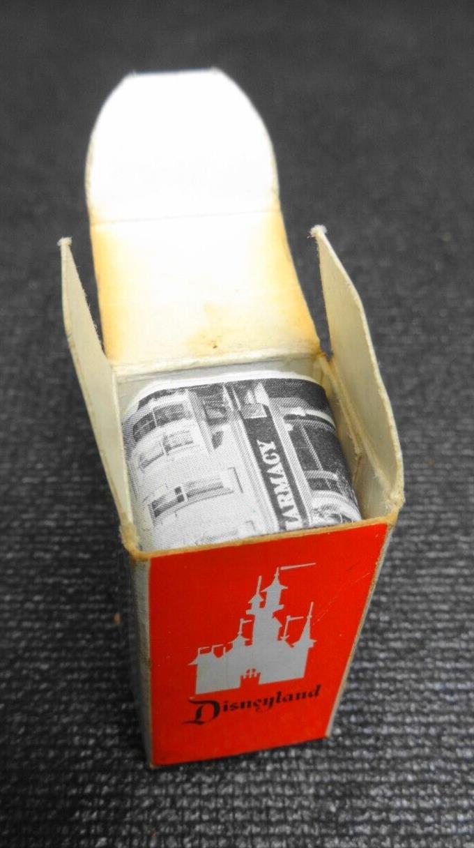 Vtg Disney Disneyland Unicap Vitamins Upjohn Memorabilia Box Pamphlet 1970