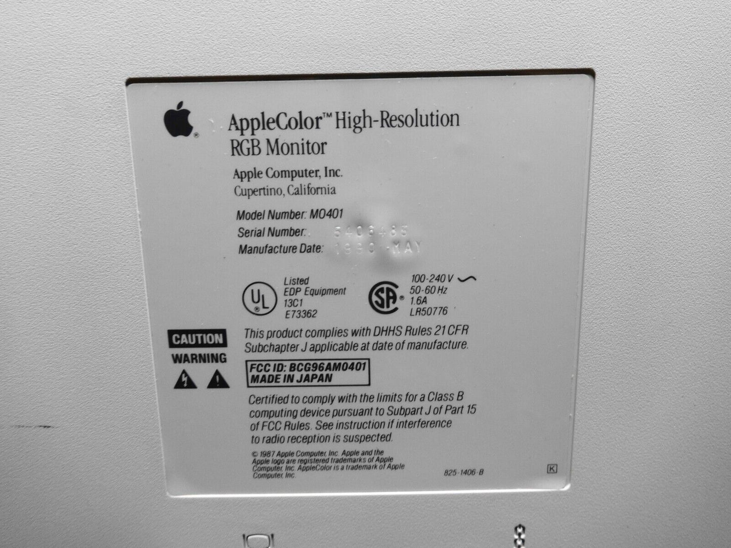 Vintage Apple Macintosh IIci Mac M5780 Computer, Monitor, Mouse, Keyboard