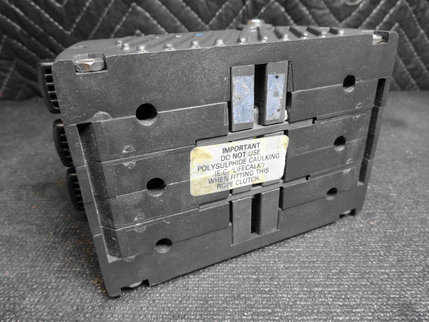 Spinlock XA TRIPPLE ROPE CLUTCH fits 6-12mm line 1/4 - 1/2 INCH - 5X3.5 INCHES