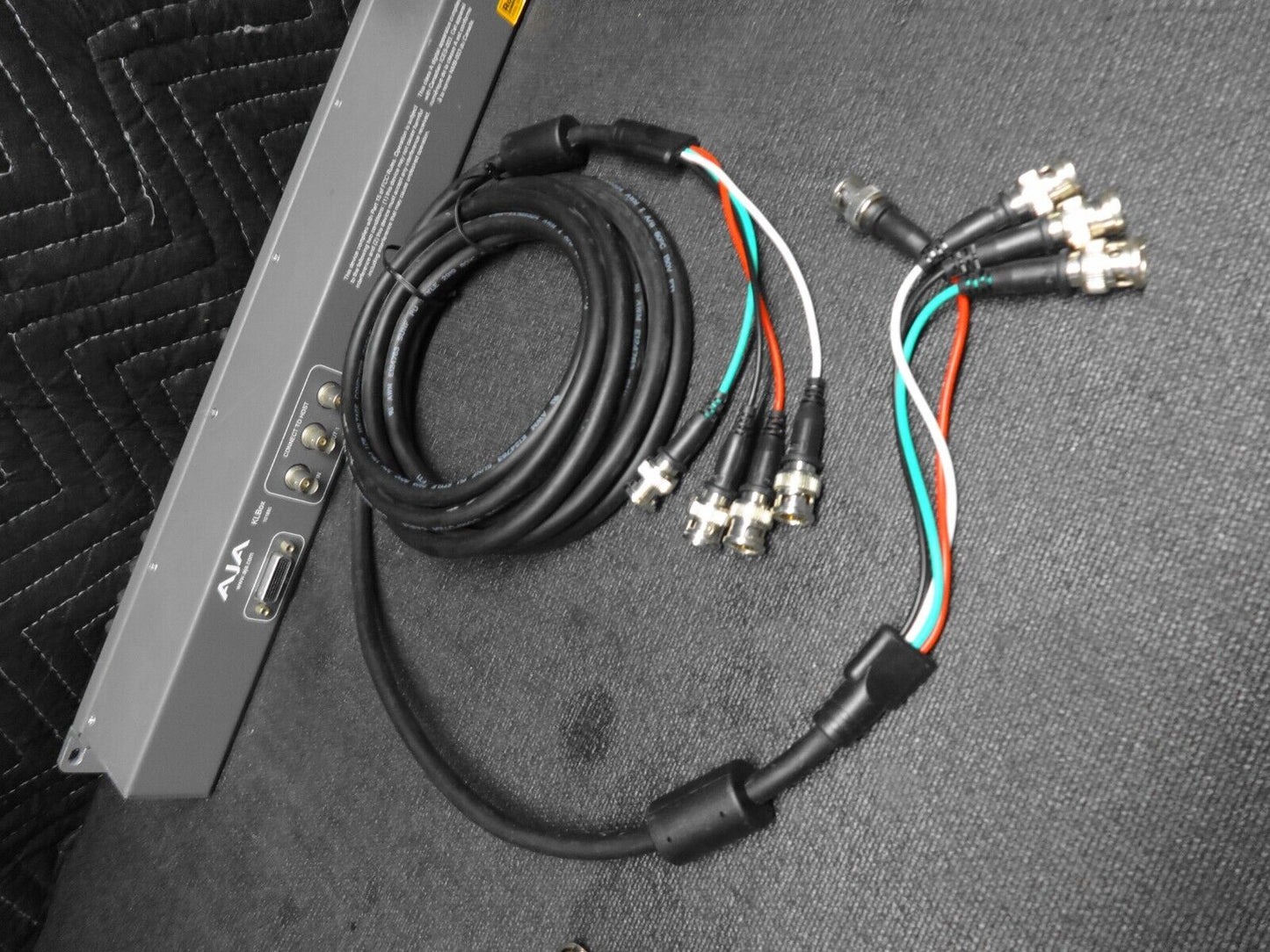 AJA KLBox 101885 Video Editing Hardware Breakout Box with cables