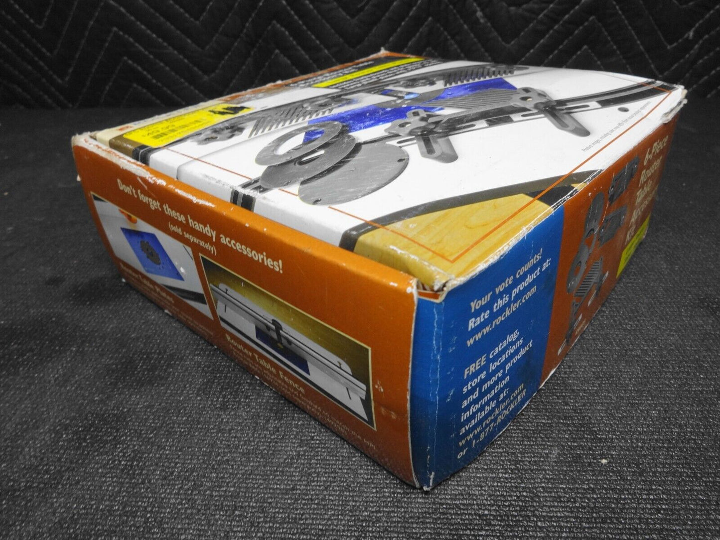 Rockler Standard Router Table 6-Piece Accessory Kit Feather Boards Inserts - New