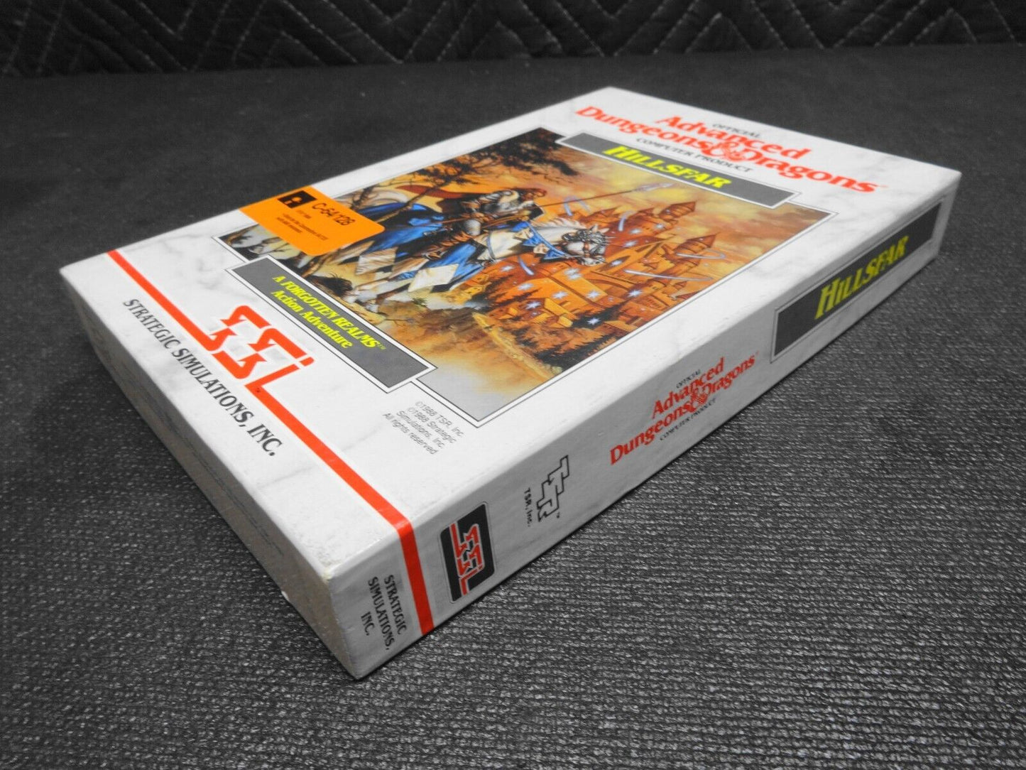 AD&D HILLSFAR SSI w/Poster Commodore 64/128 - Advanced Dungeons & Dragons