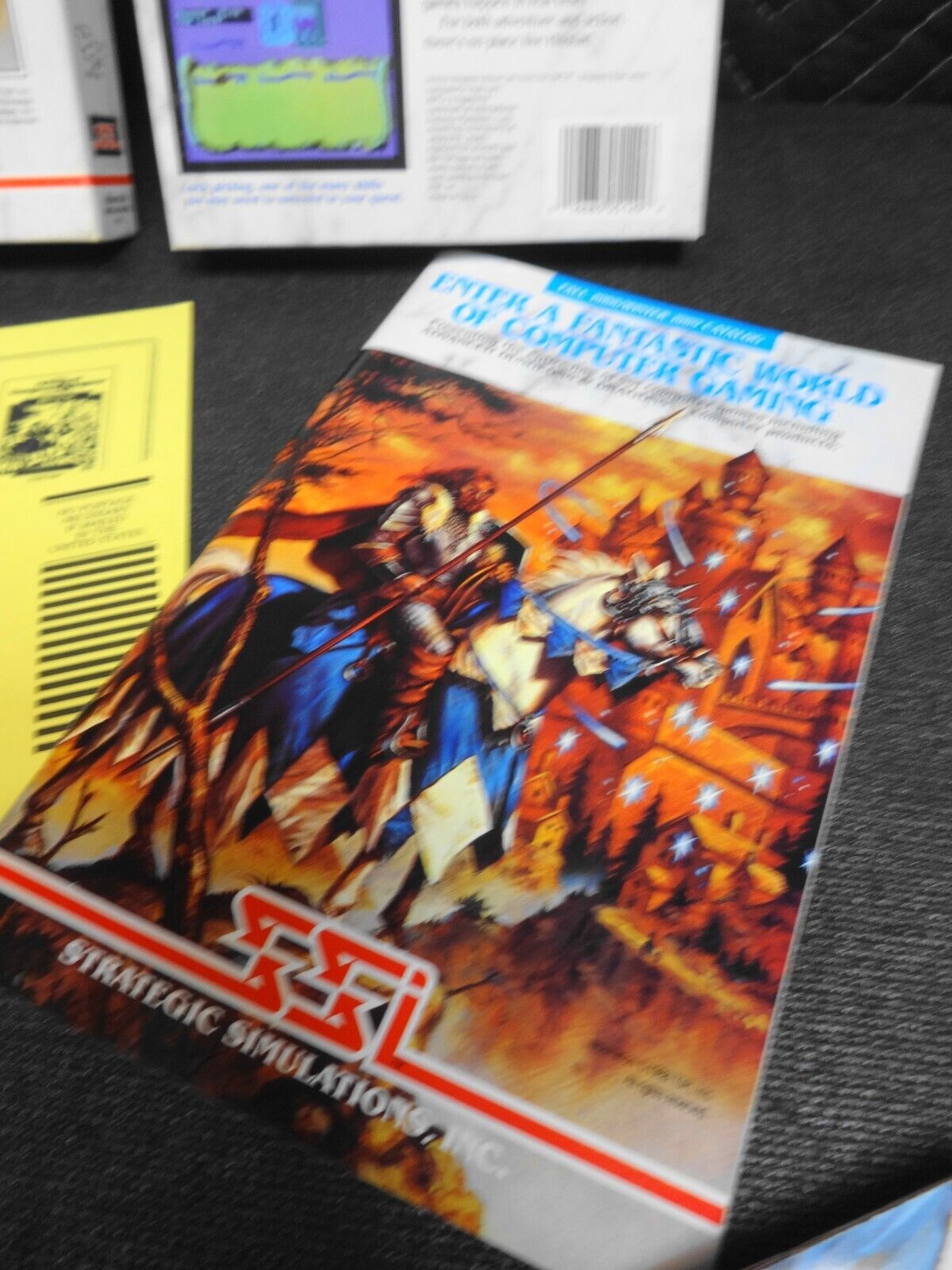 AD&D HILLSFAR SSI w/Poster Commodore 64/128 - Advanced Dungeons & Dragons