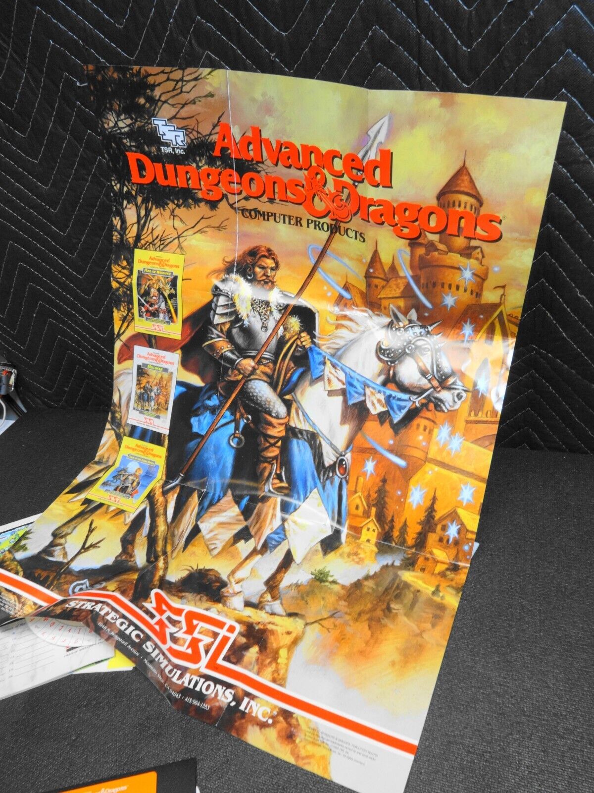 AD&D HILLSFAR SSI w/Poster Commodore 64/128 - Advanced Dungeons & Dragons