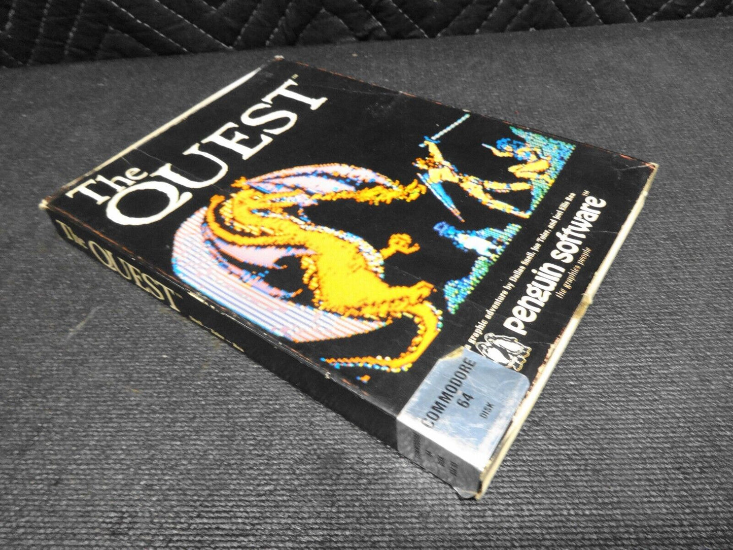 THE QUEST FOR COMMODORE 64 128 GAME BY PENGUIN SOFTWARE