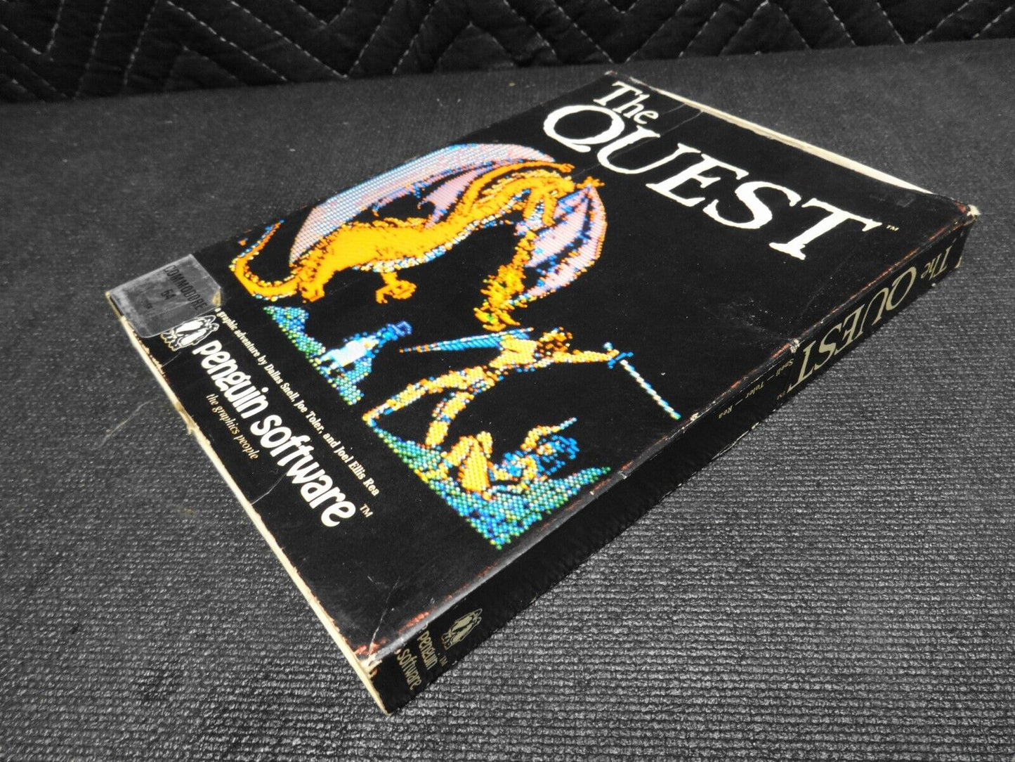 THE QUEST FOR COMMODORE 64 128 GAME BY PENGUIN SOFTWARE