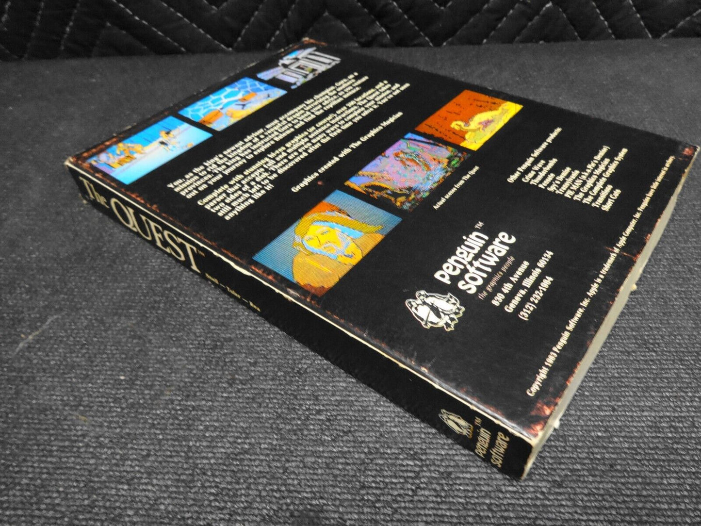 THE QUEST FOR COMMODORE 64 128 GAME BY PENGUIN SOFTWARE