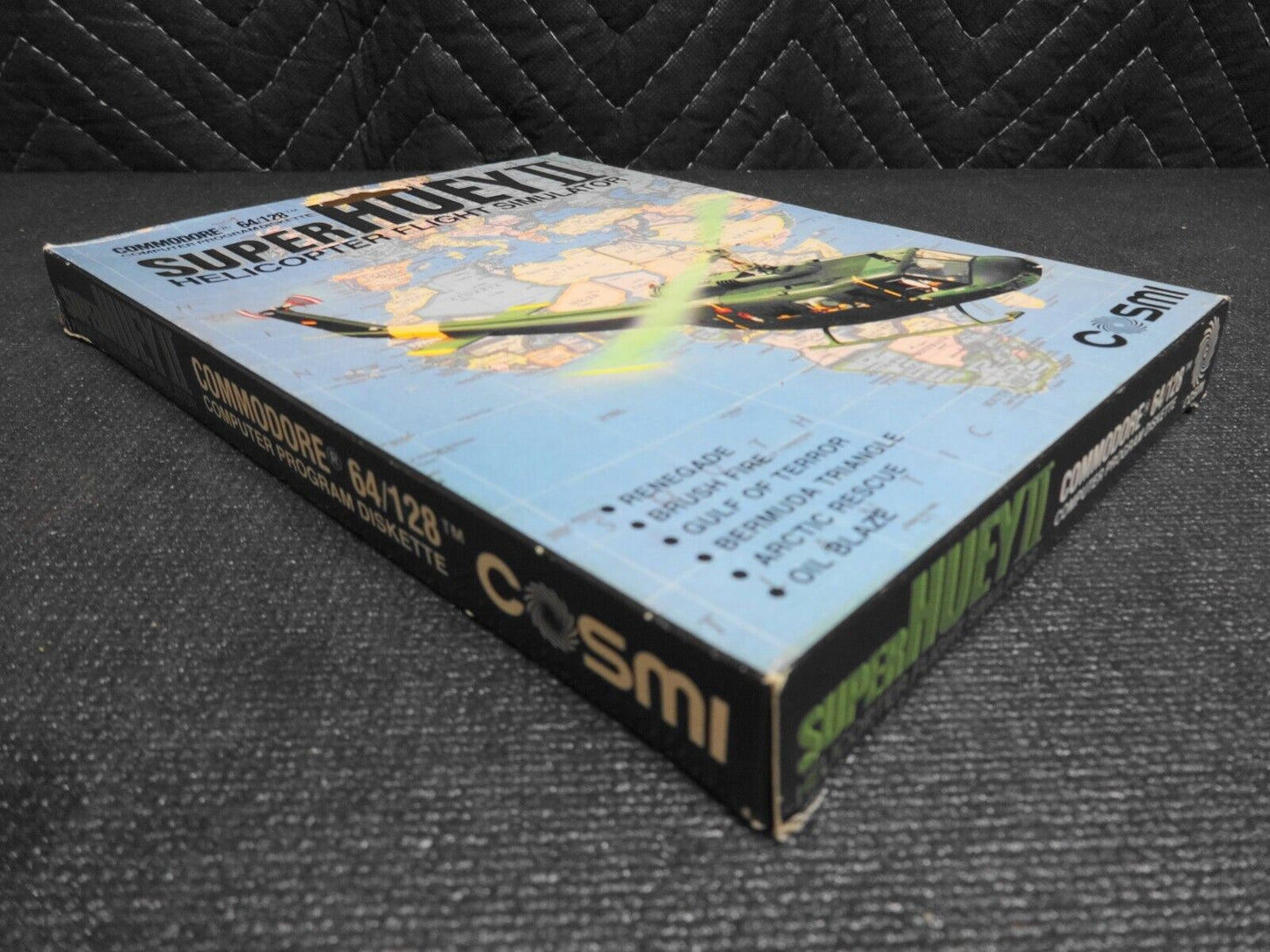Super Huey II Commodore 64 C64 Computer Video Game - Box, Manual, Floppy Disk