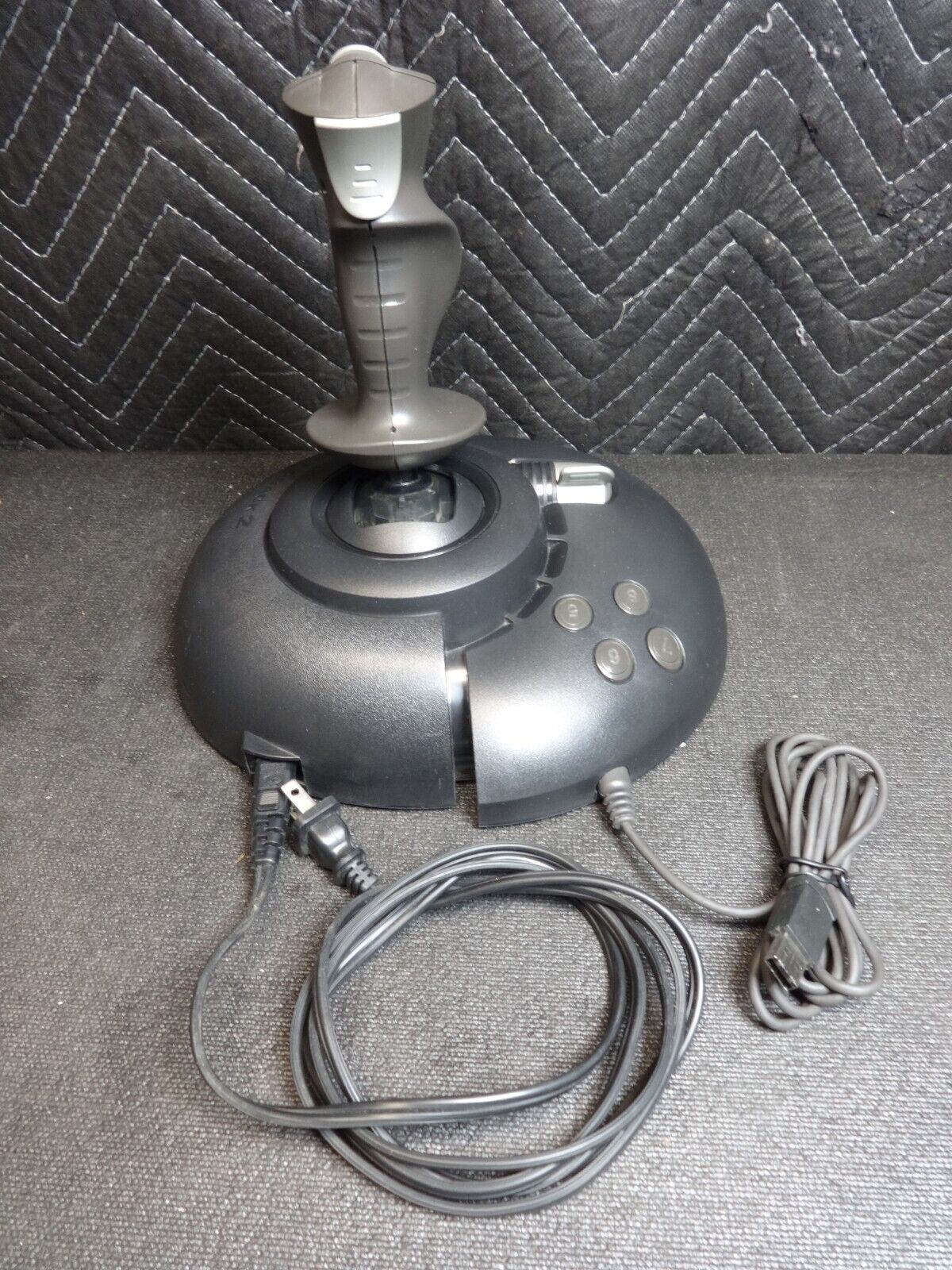 Microsoft SideWinder Force Feedback 2 USB Joystick X05-63776 Flight Simulator