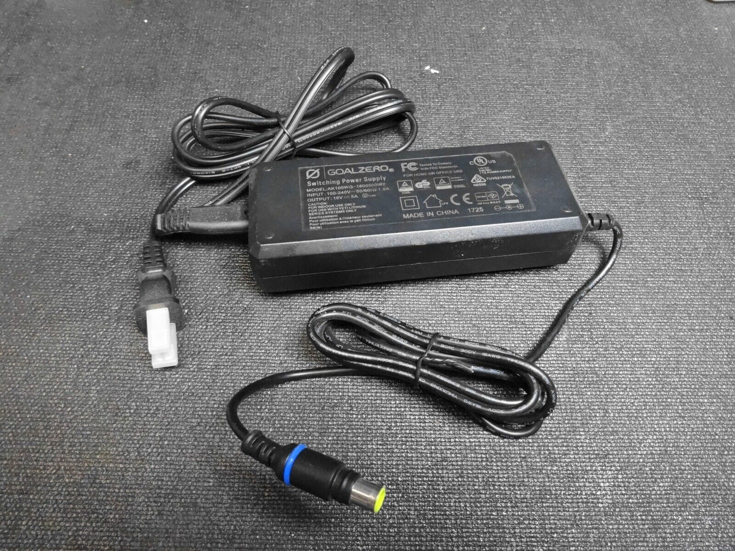 Goal Zero Switching Power Supply Charger | AK100WG-1600500W2 | 16V - 5.0A