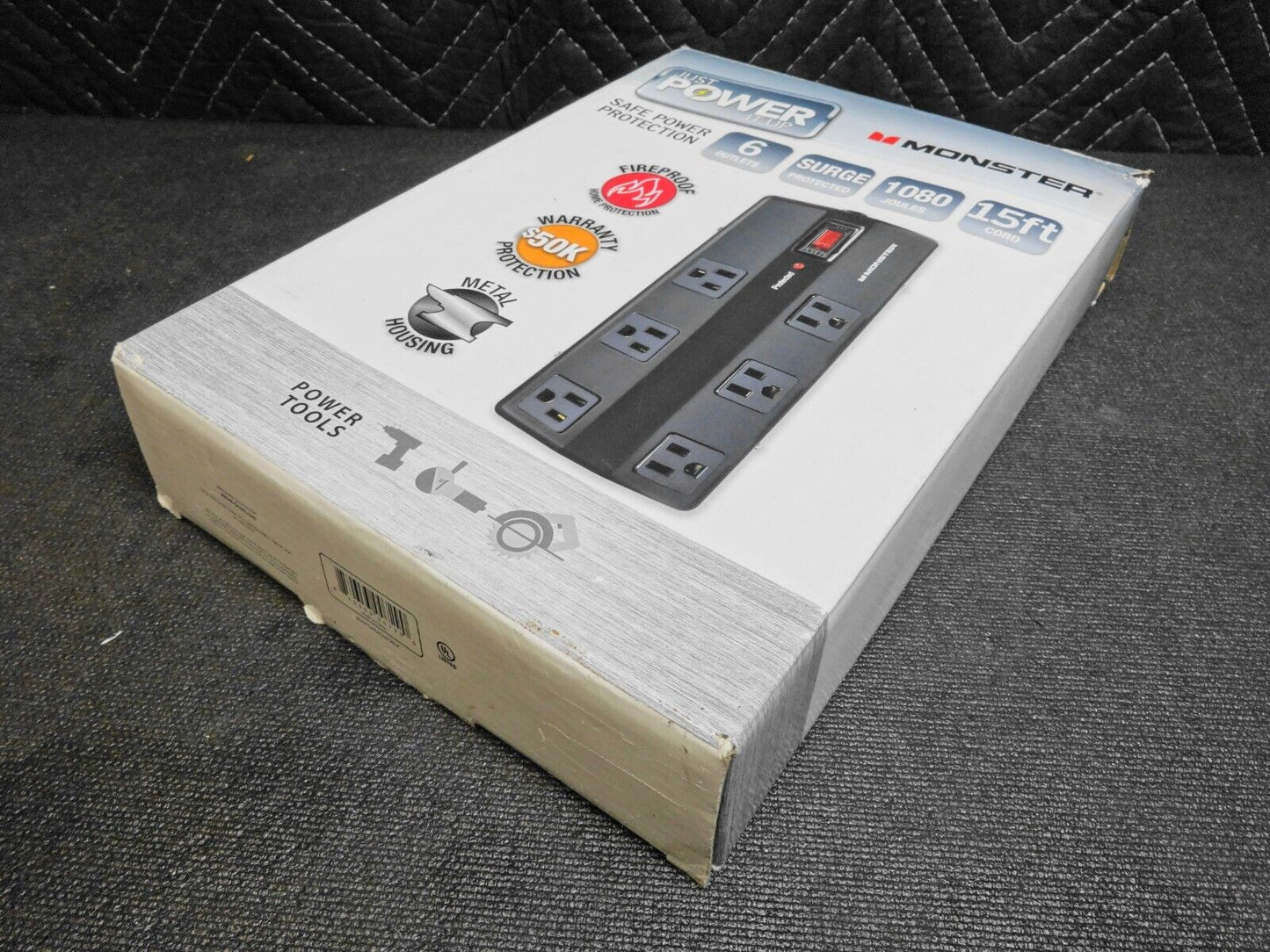 Monster 00729, 6 Outlet Safe Protection Power Surge Protector